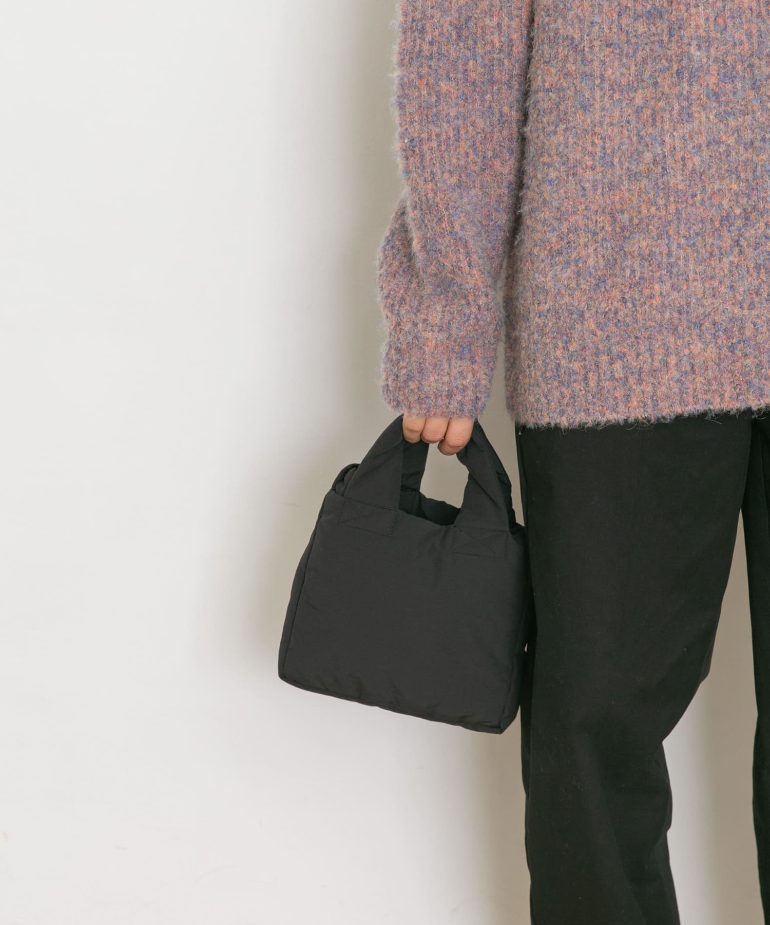 パデットショルダーバッグ BLACK FREE