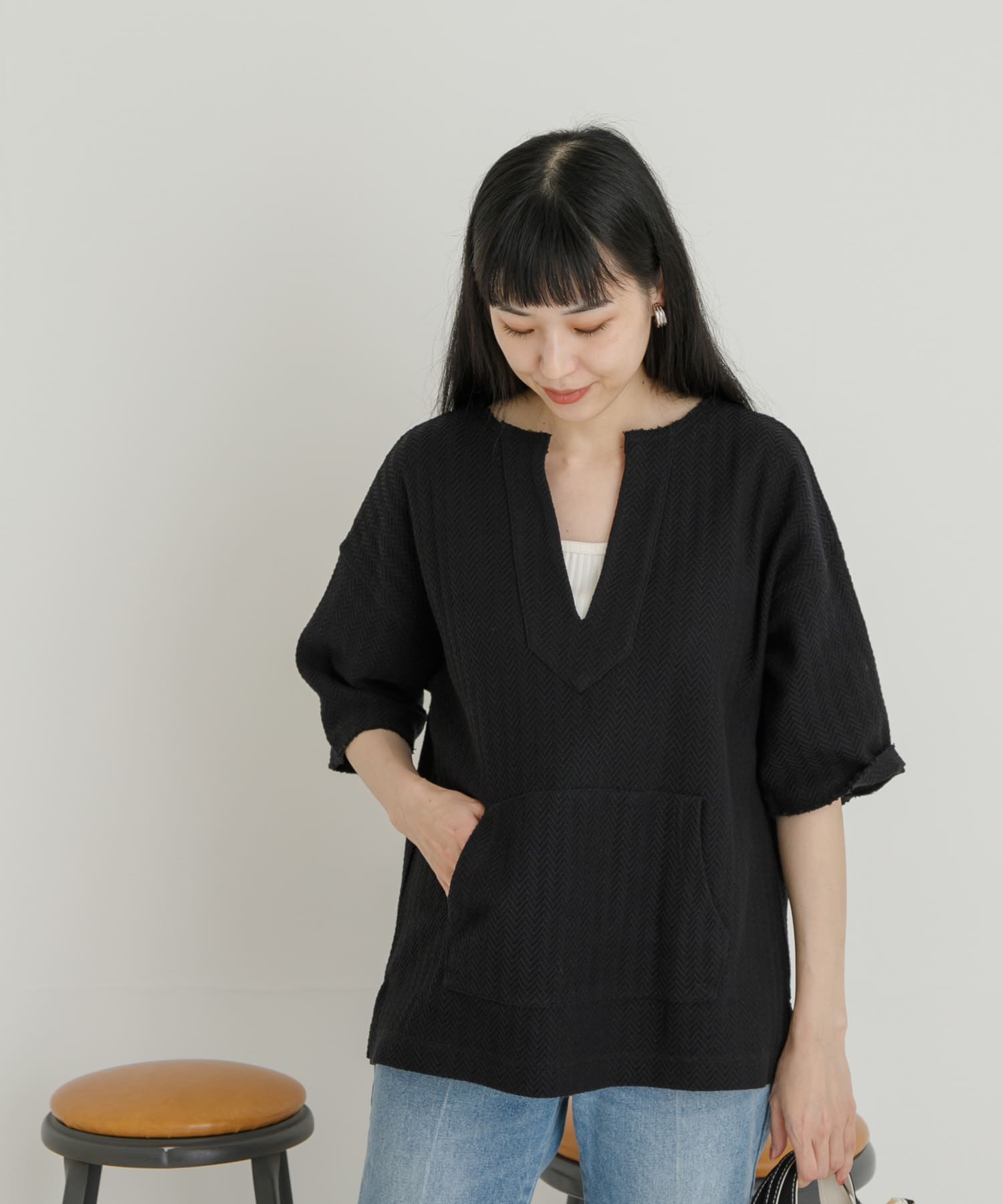 身長：162cm サイズ：FREE