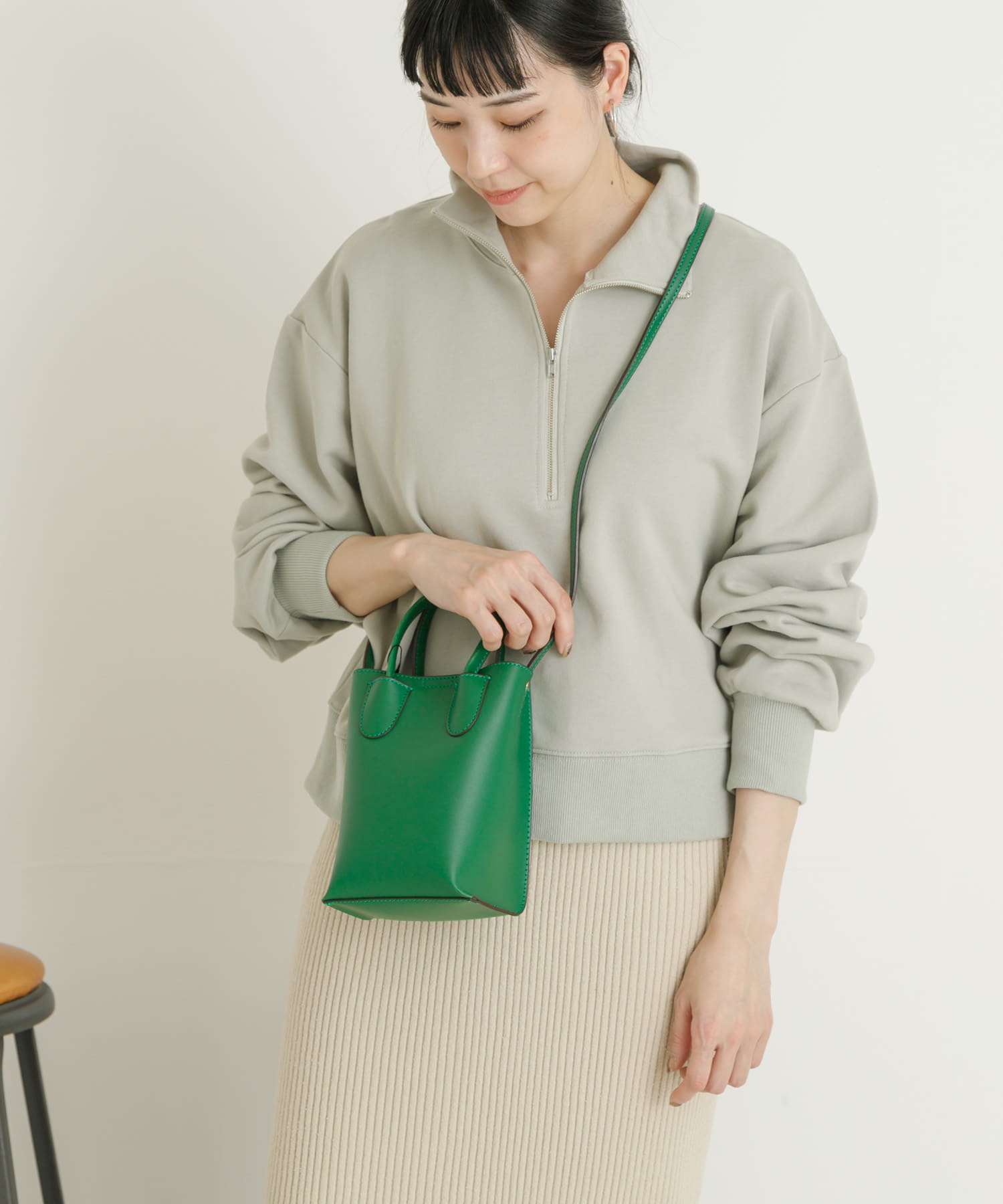 身長：162cm サイズ：FREE