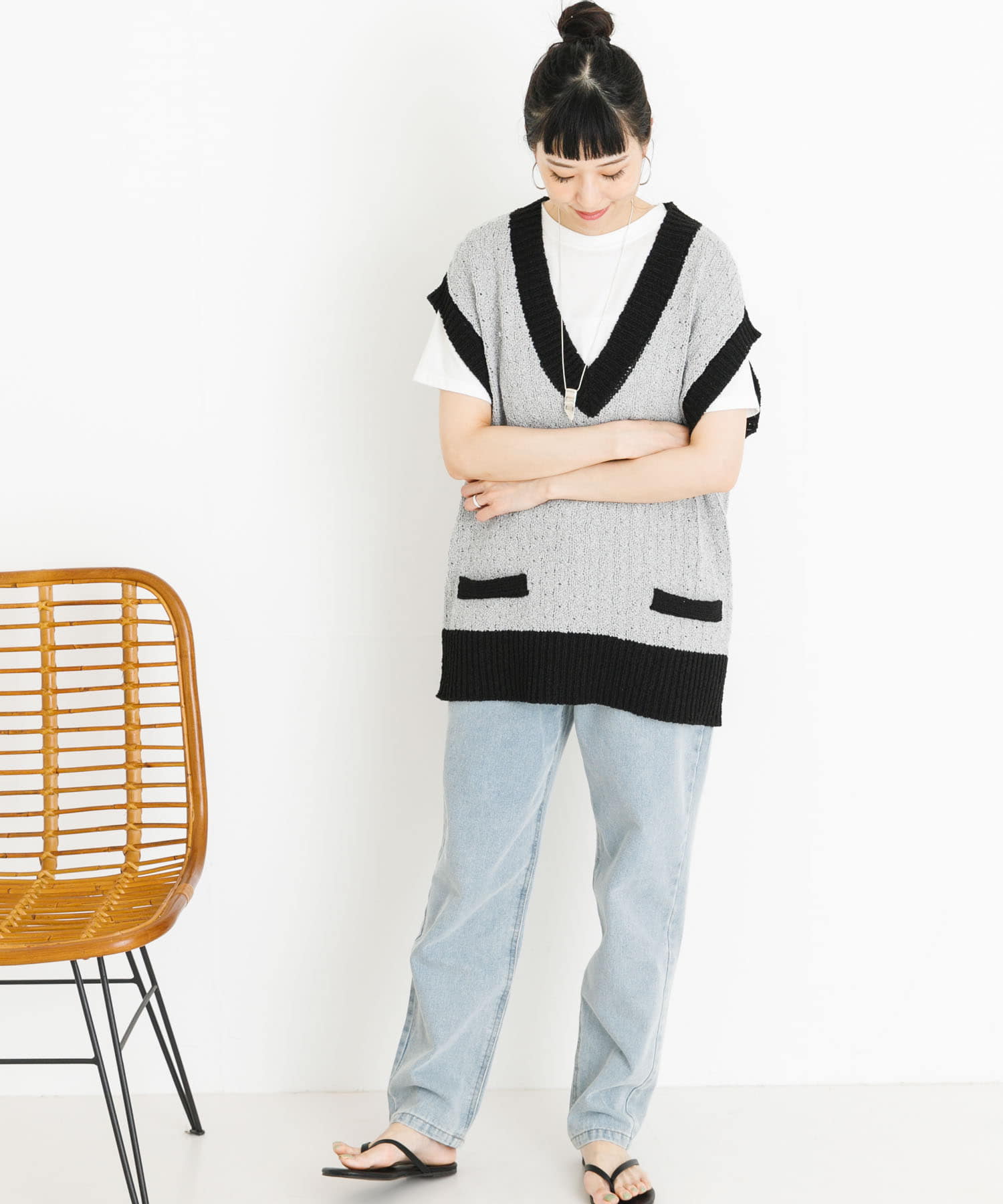 身長：162cm サイズ：FREE