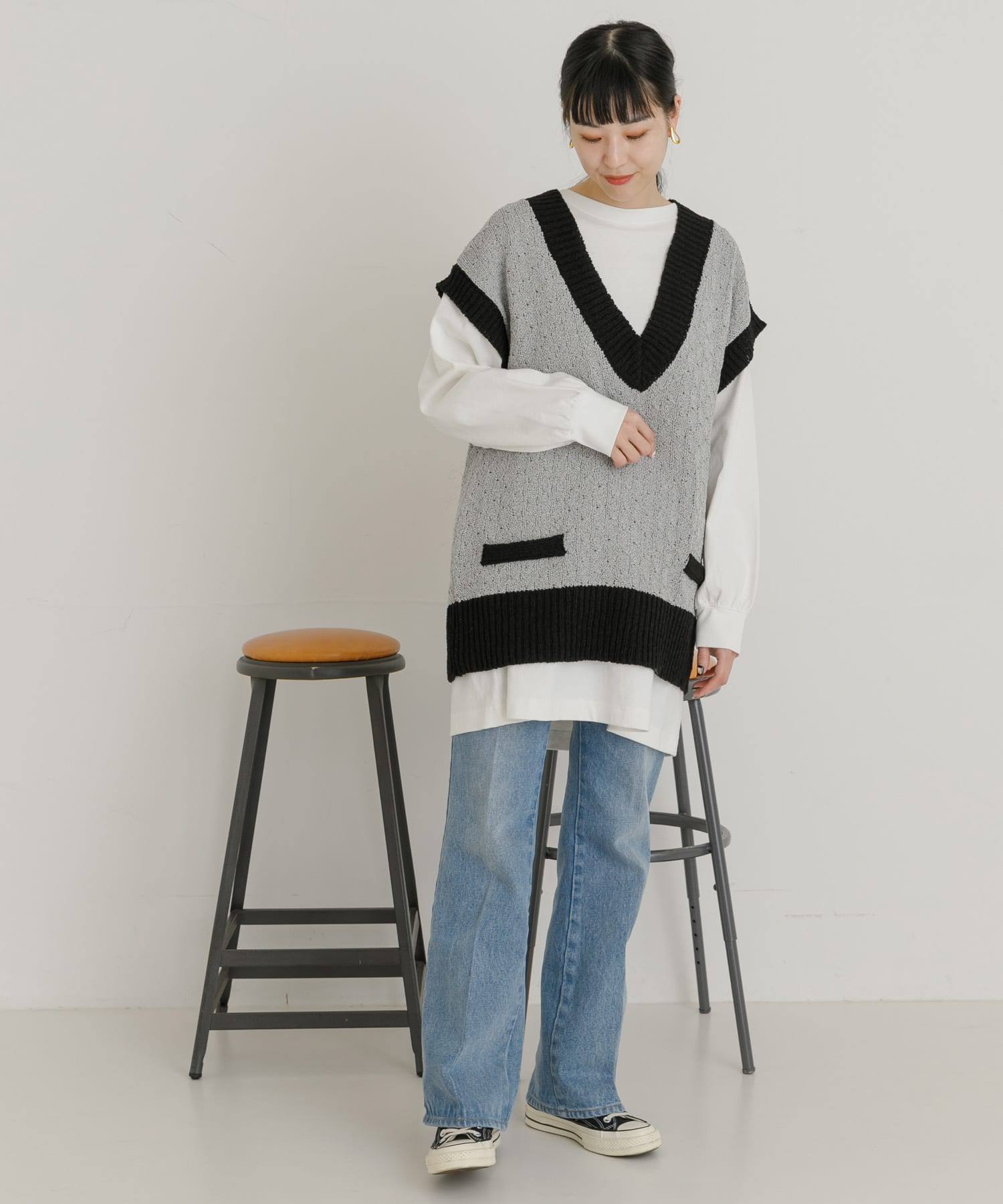 身長：162cm サイズ：FREE