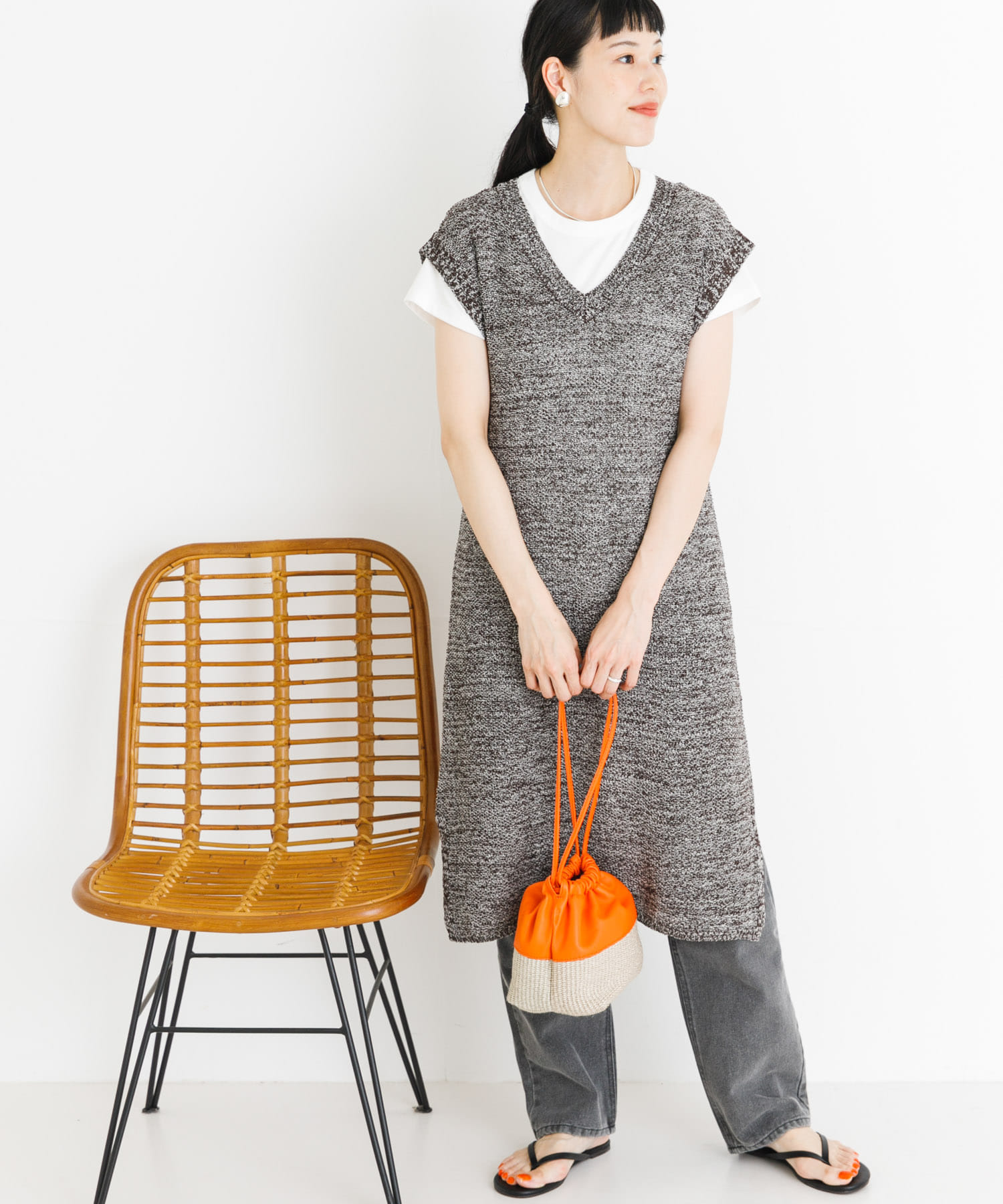 身長：162cm サイズ：FREE