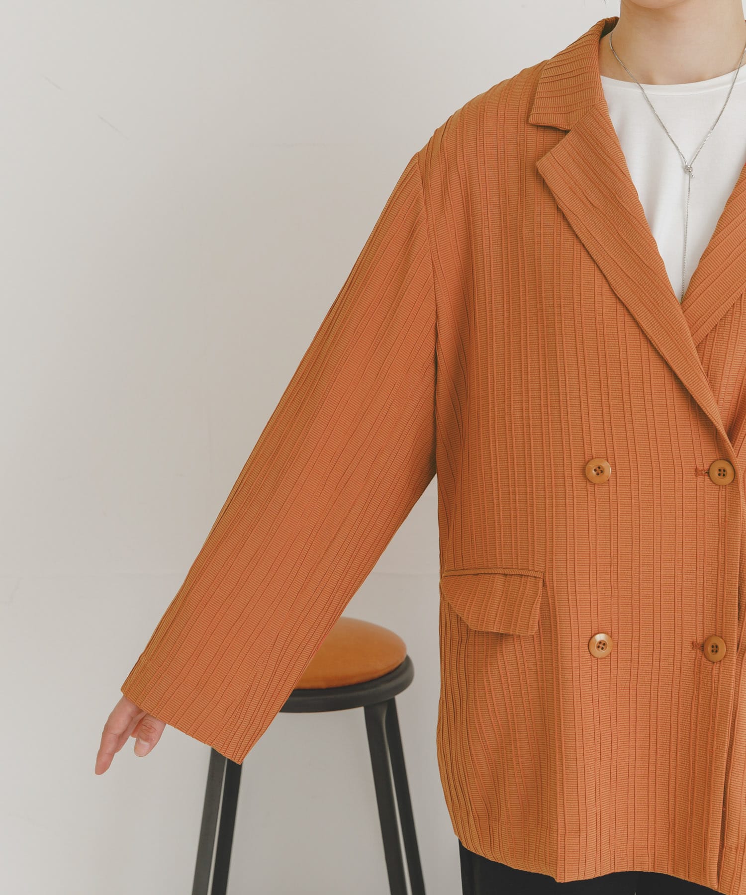 シースルージャケット ORANGE FREE