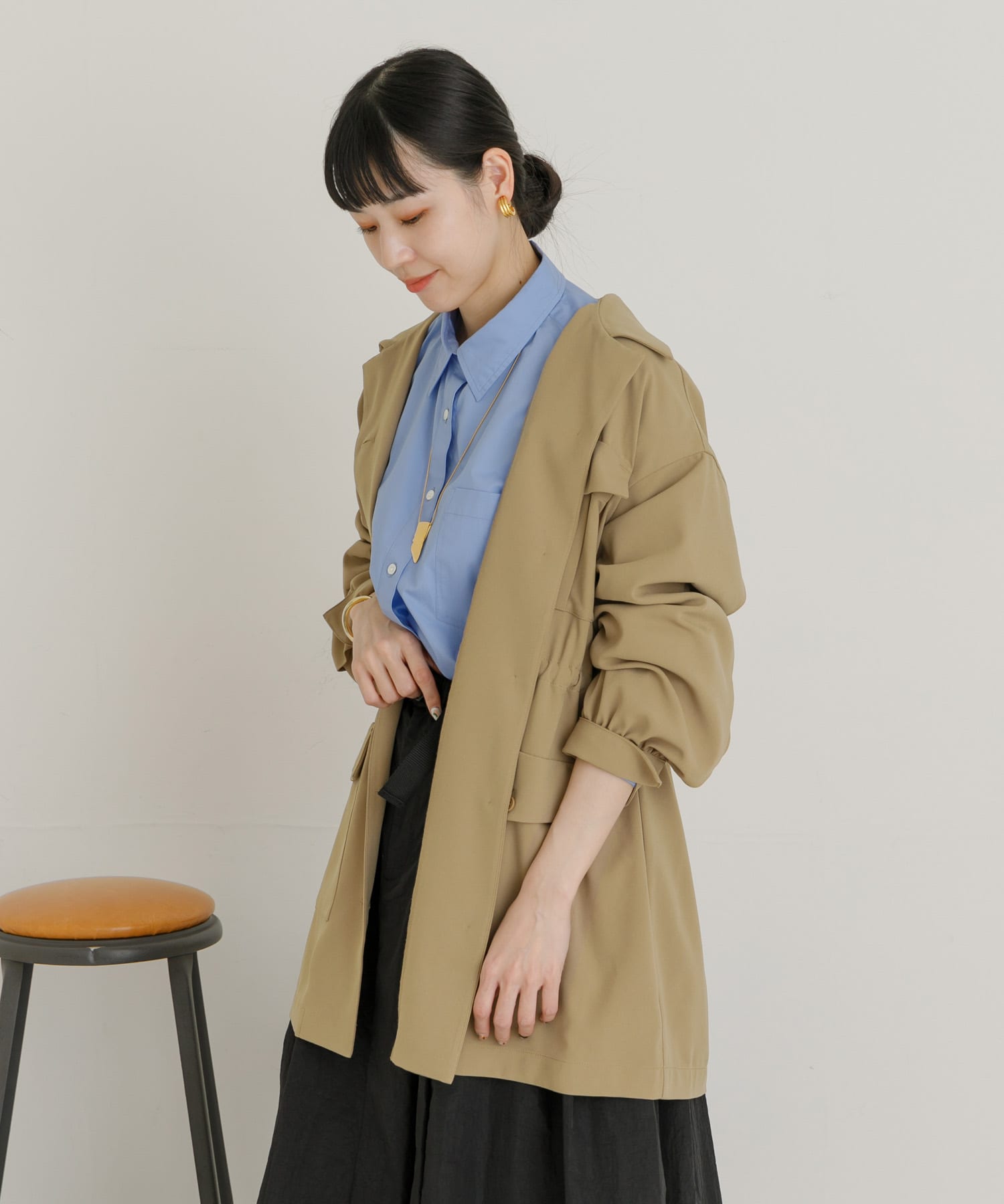 身長：162cm サイズ：FREE