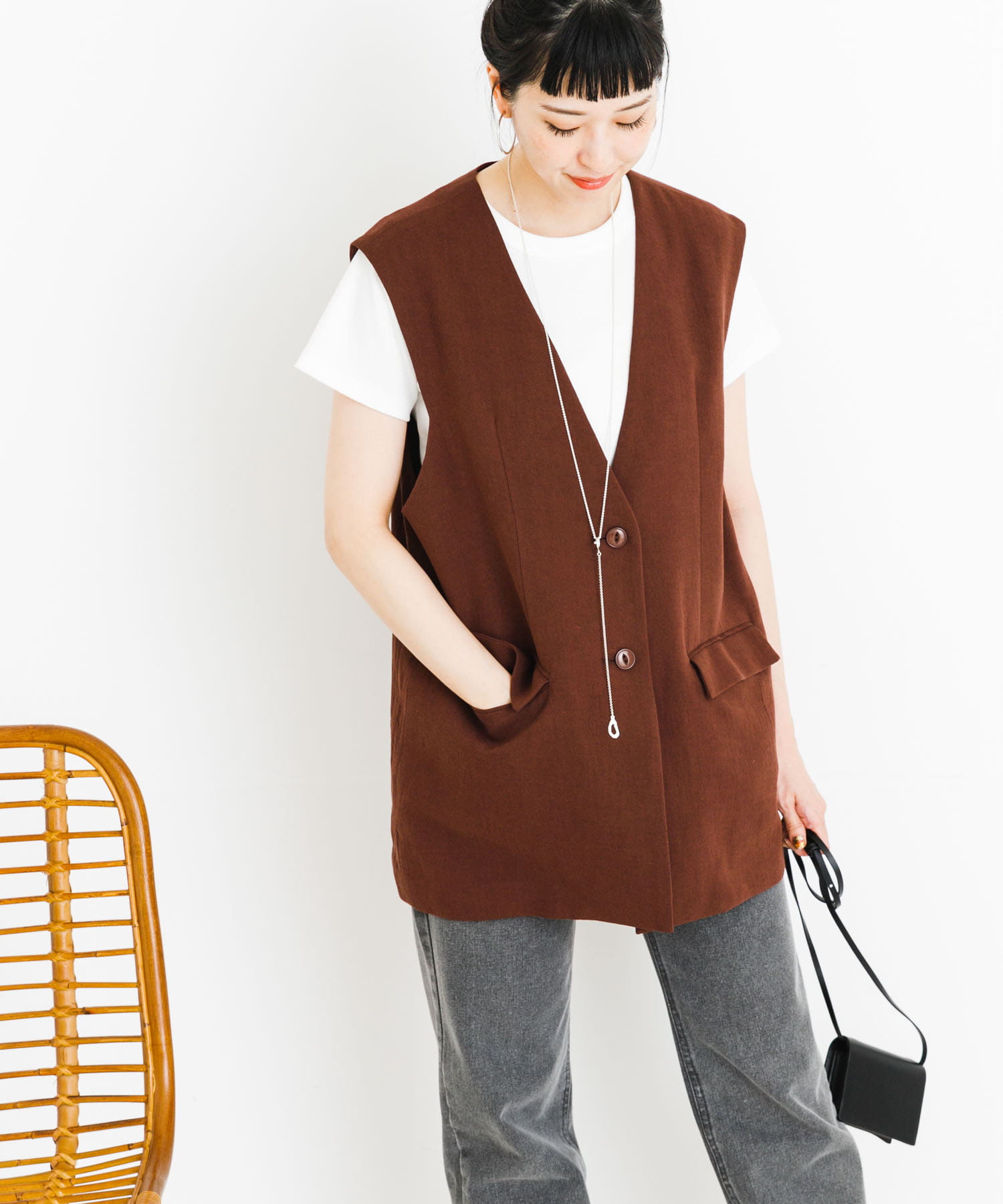 身長：162cm サイズ：FREE