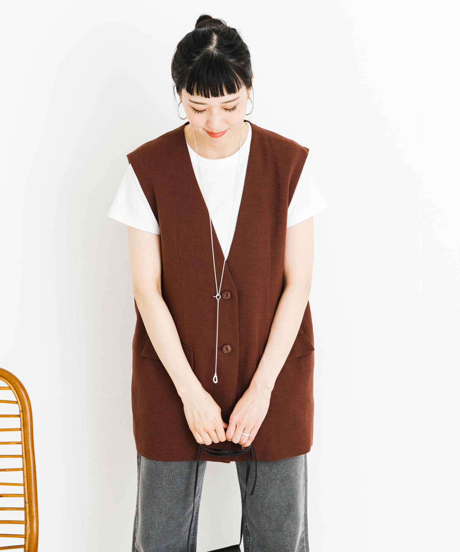 身長：162cm サイズ：FREE