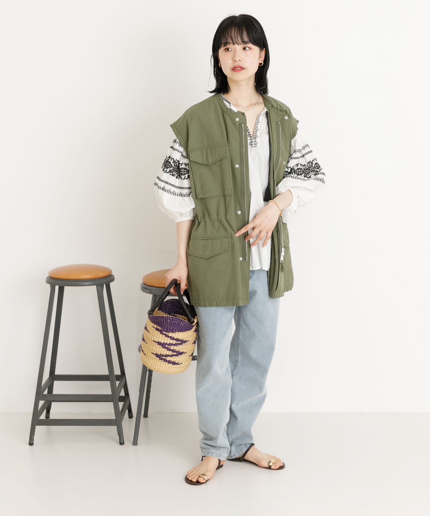 身長：162cm サイズ：FREE