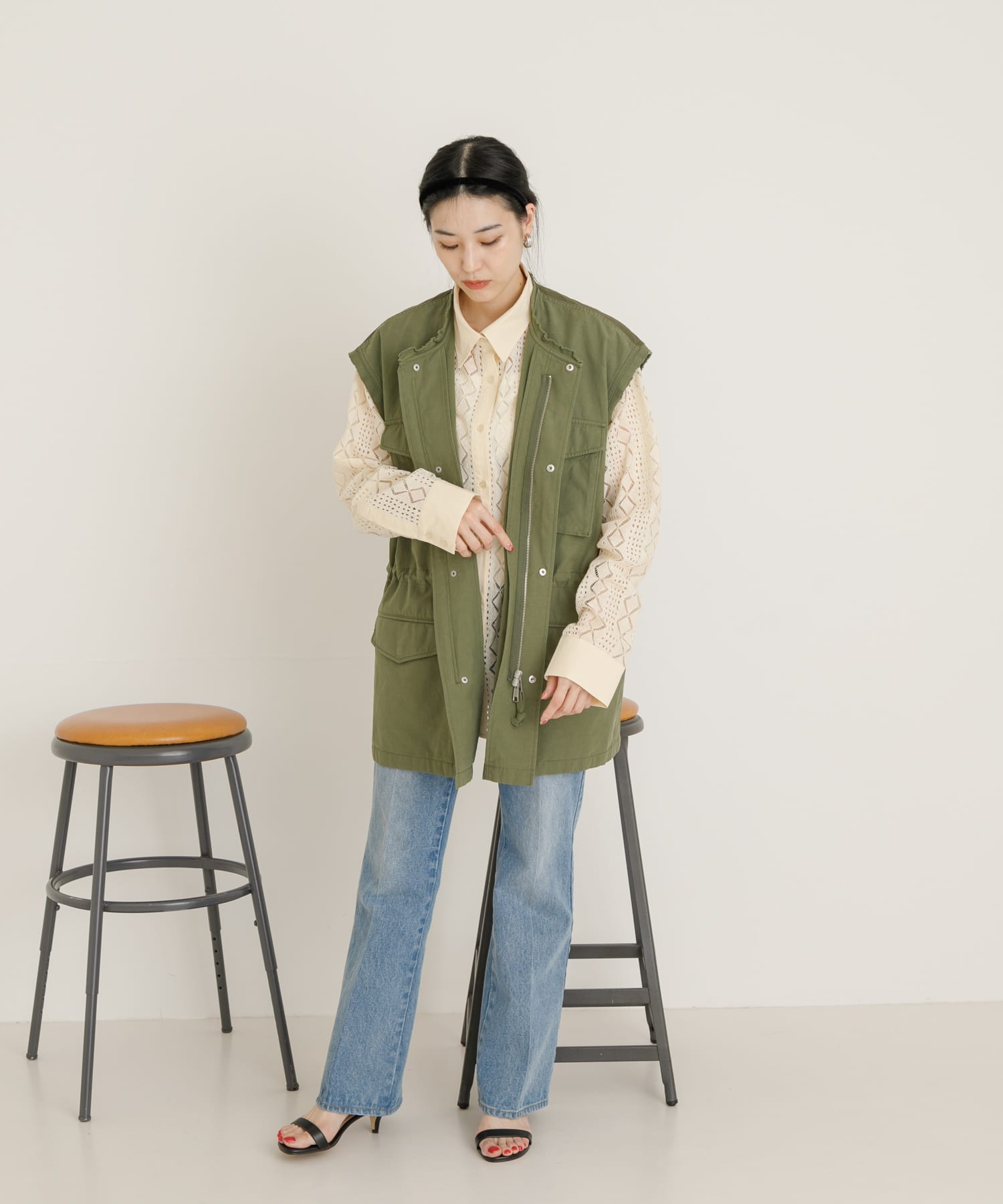 身長：162cm サイズ：FREE