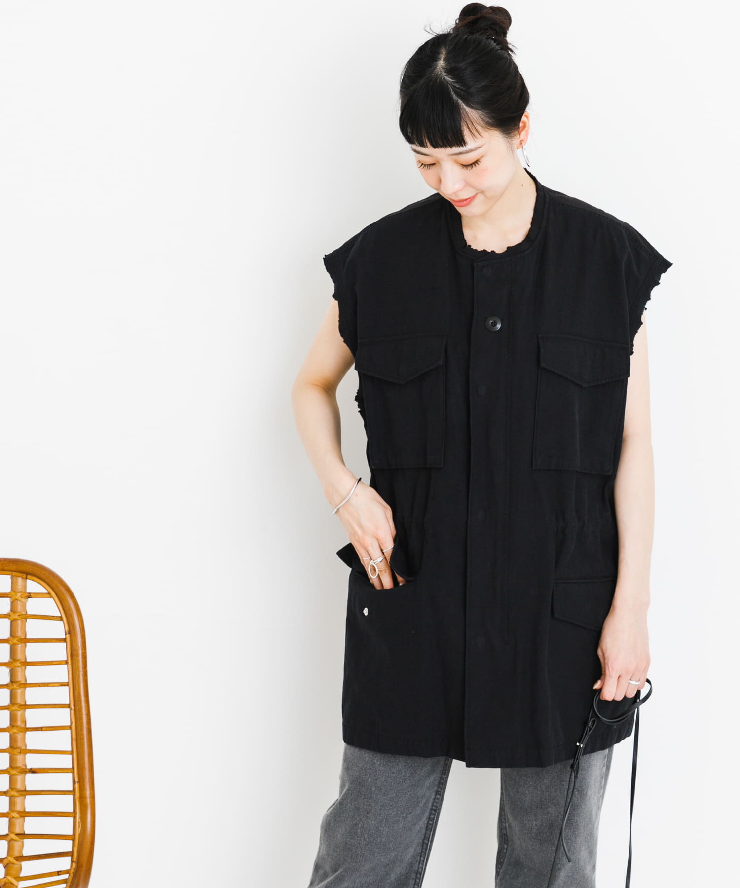 身長：162cm サイズ：FREE