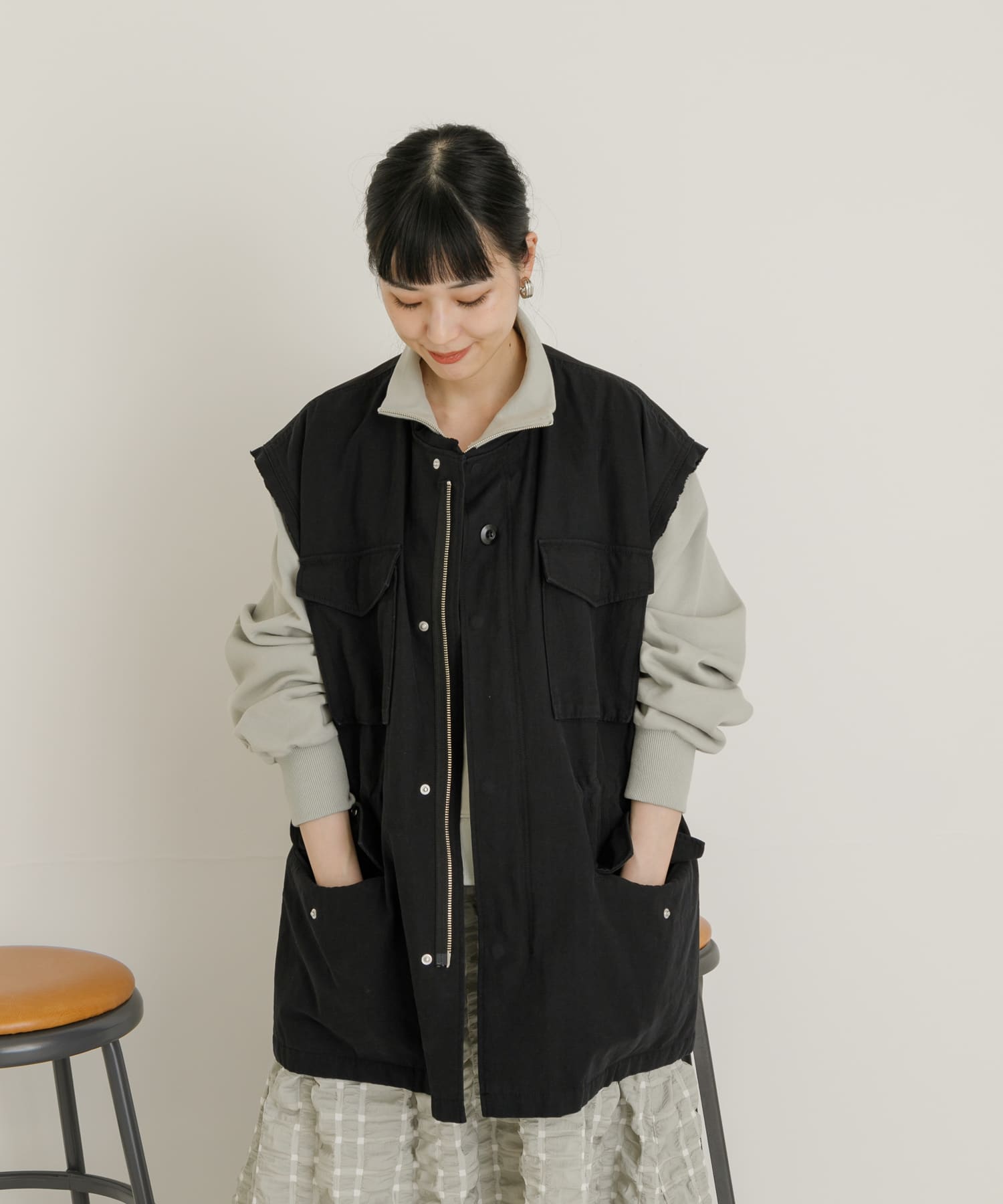 身長：162cm サイズ：FREE