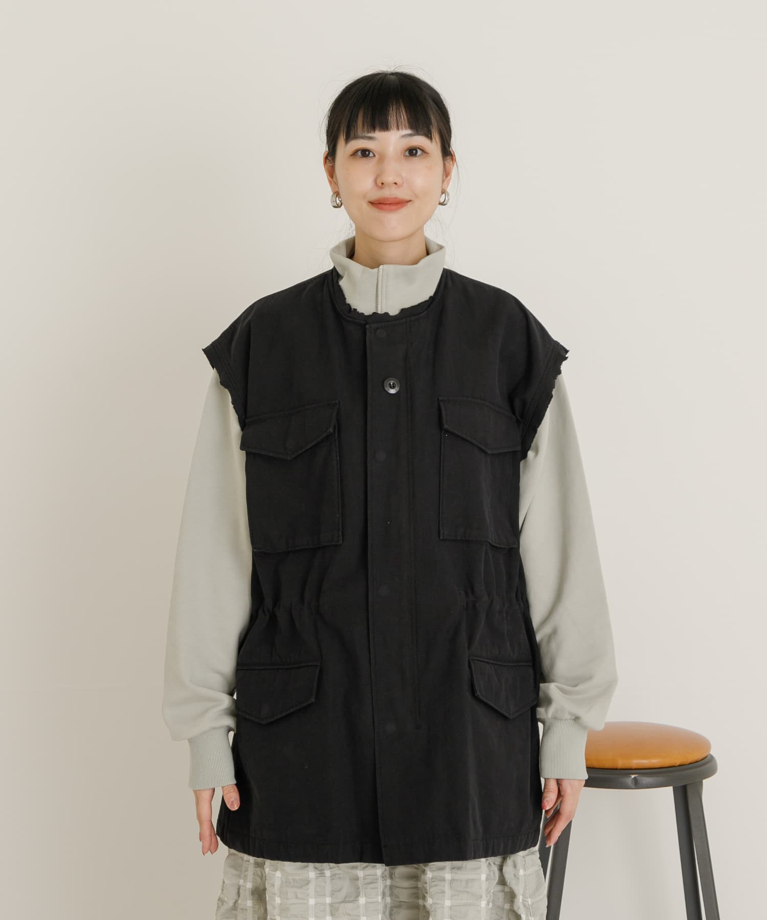 身長：162cm サイズ：FREE