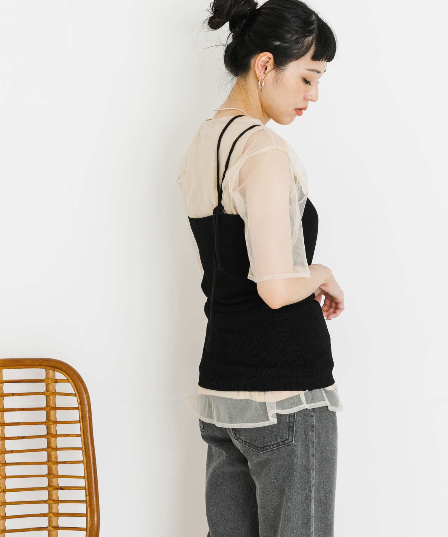 身長：162cm サイズ：FREE