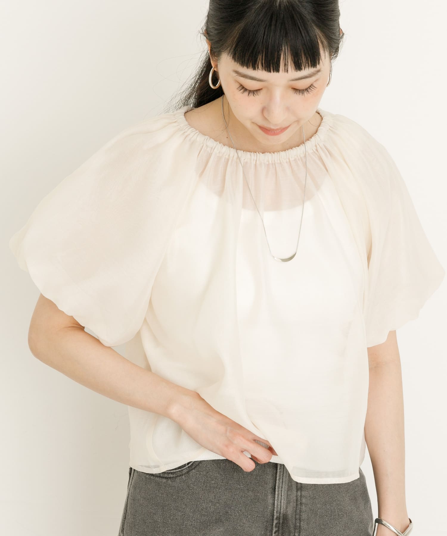 身長：162cm サイズ：FREE