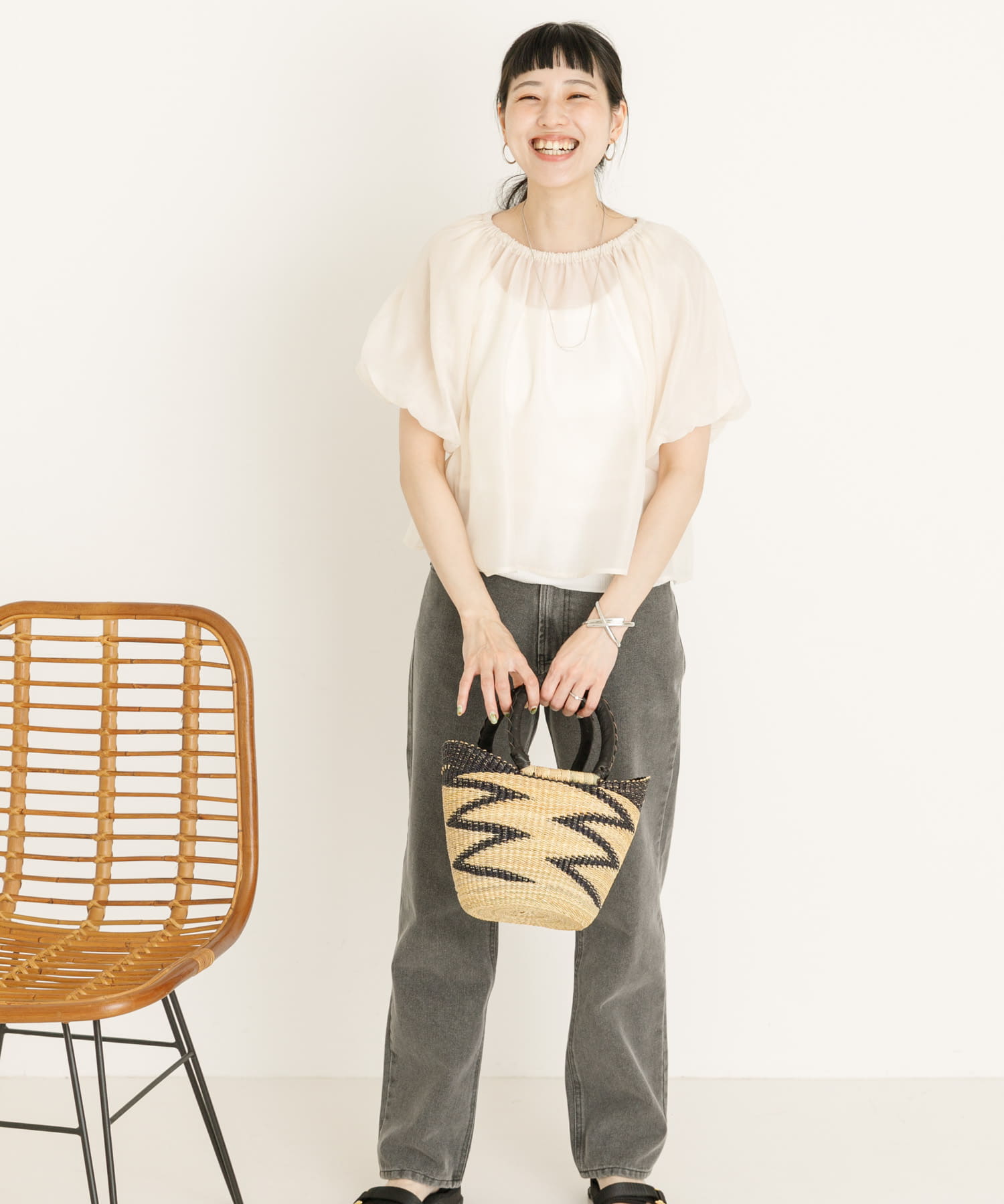 身長：162cm サイズ：FREE