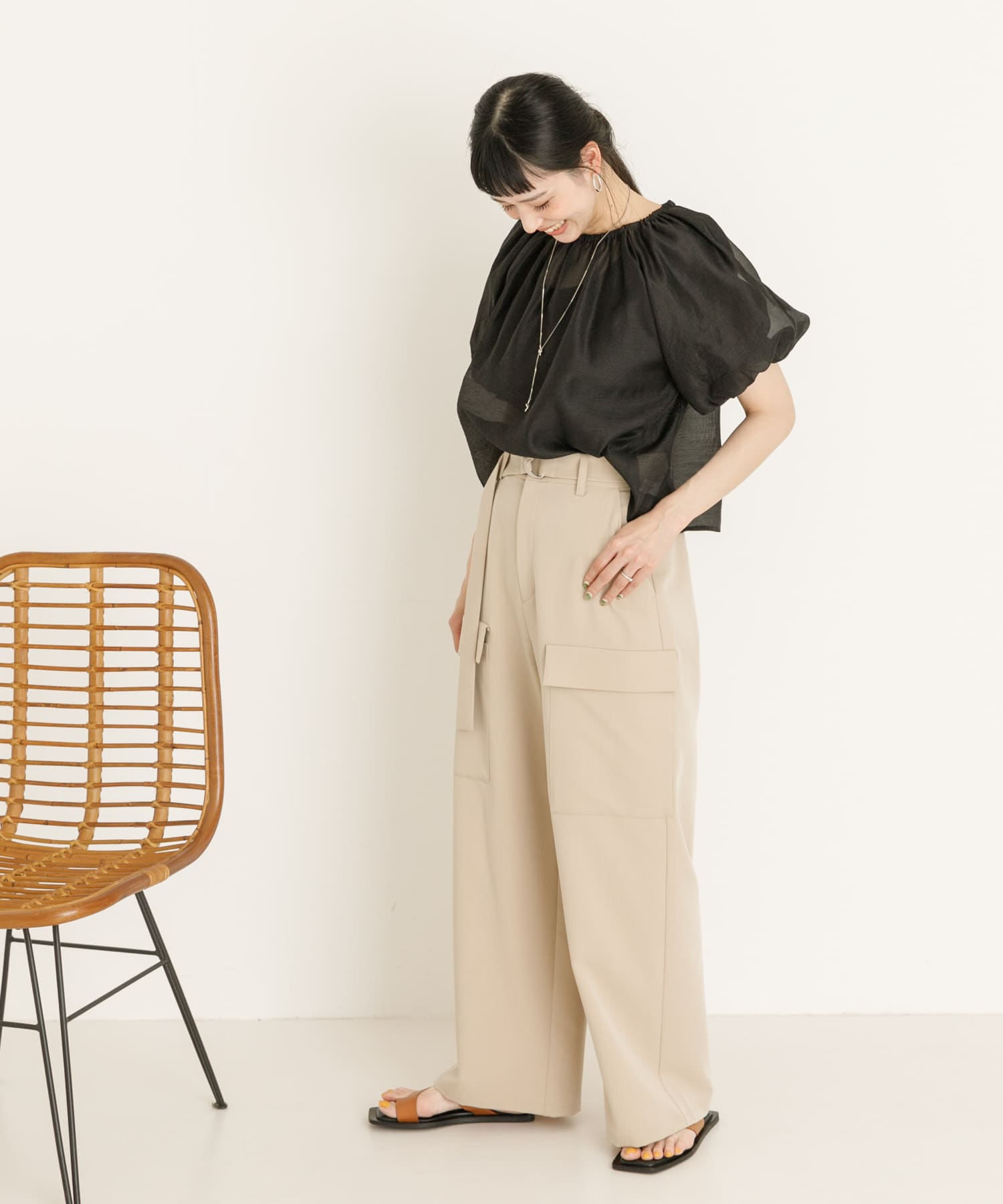 身長：162cm サイズ：FREE