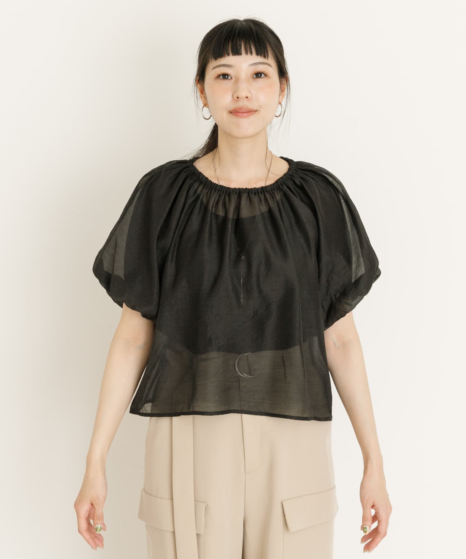 身長：162cm サイズ：FREE