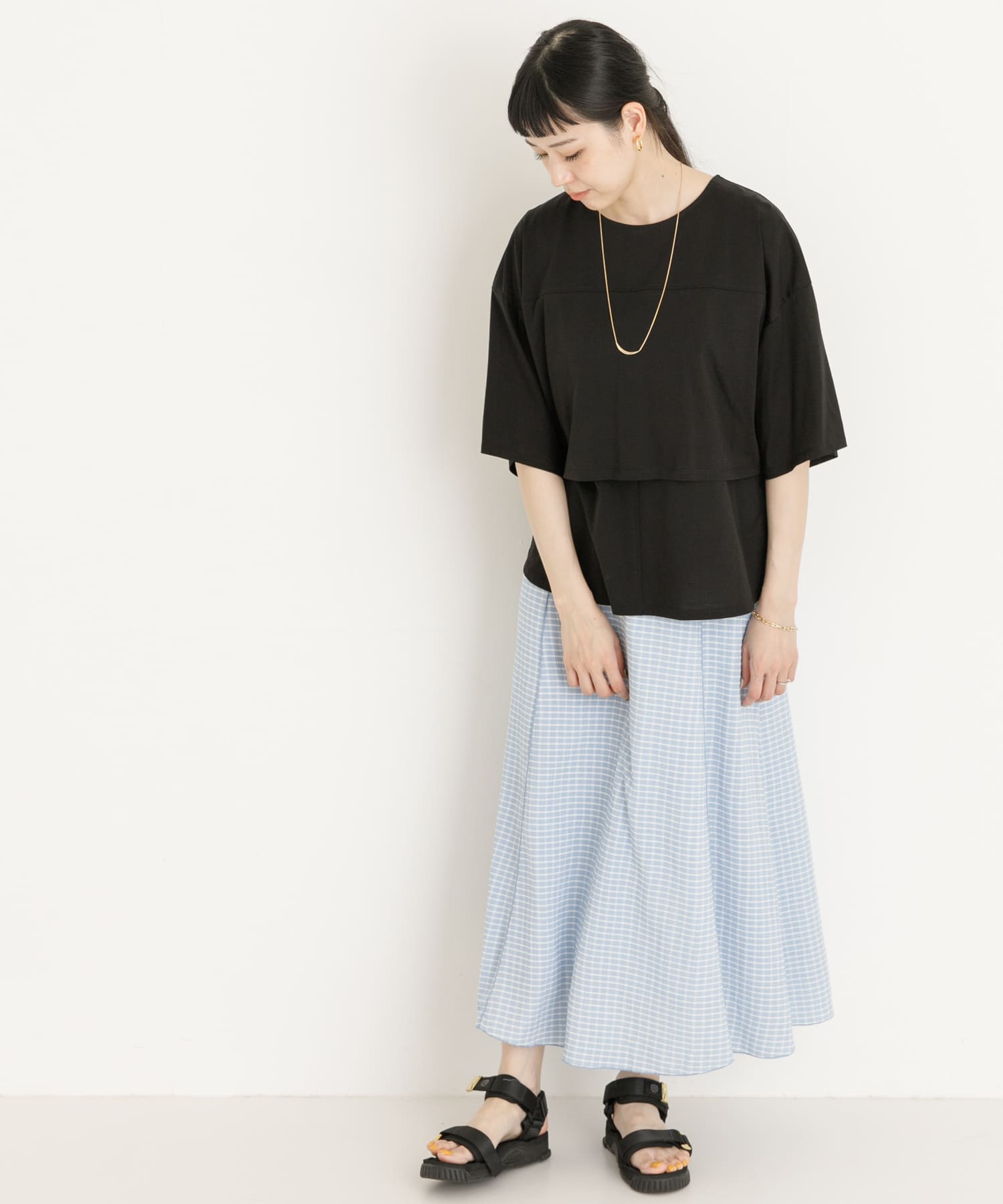 身長：162cm サイズ：FREE