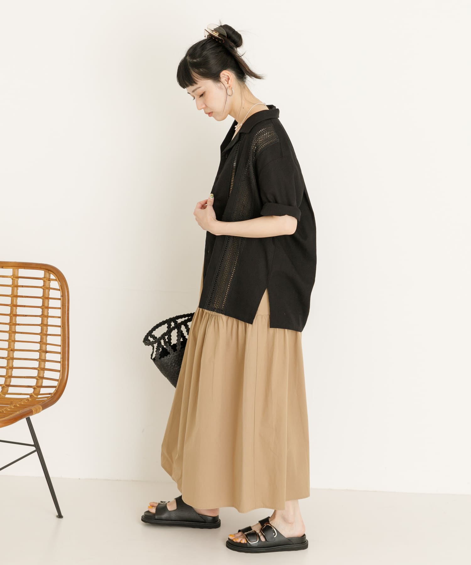 身長：162cm サイズ：FREE