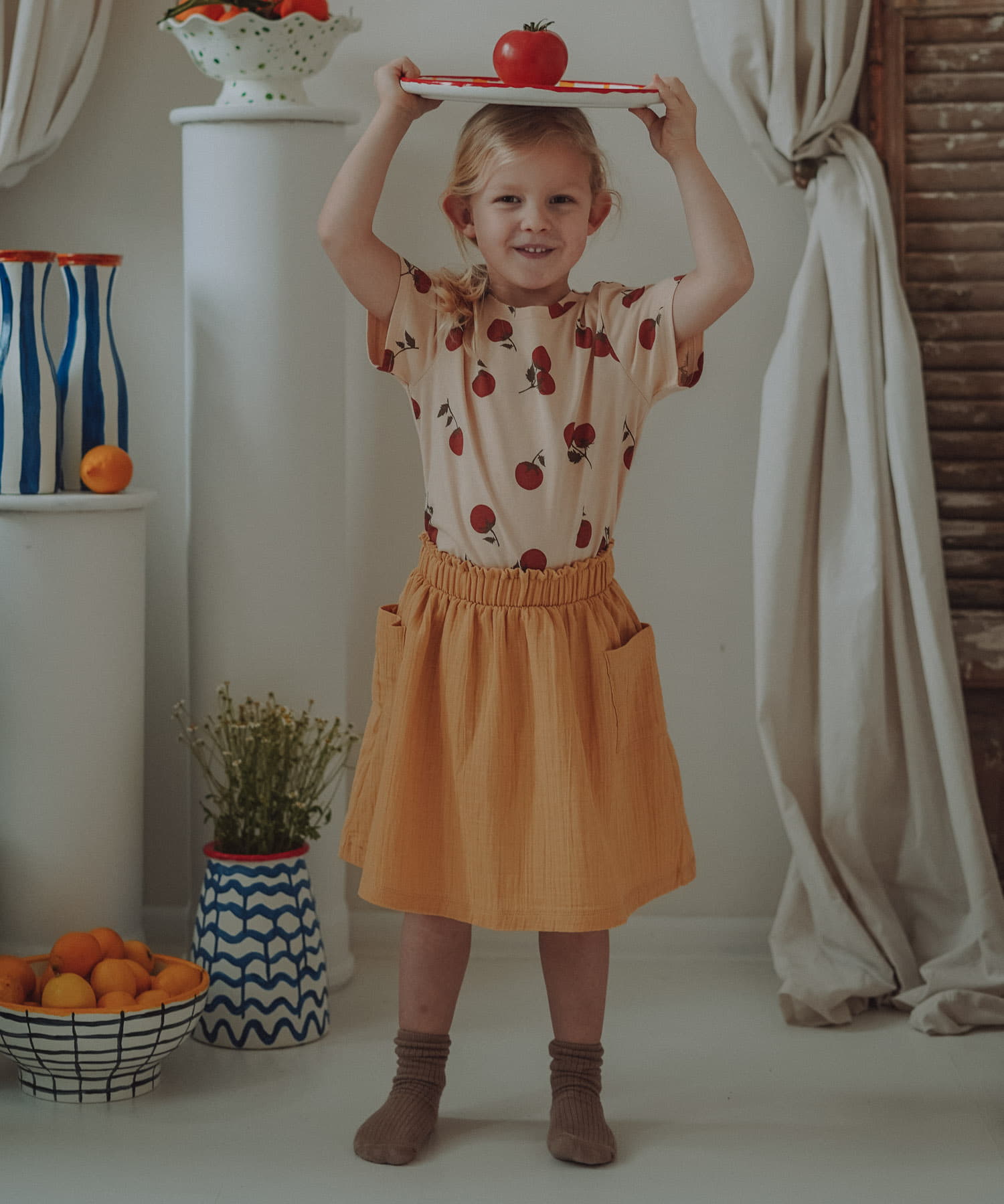 Organic Zoo　Honey Tutti Skirt Honey 1-2y