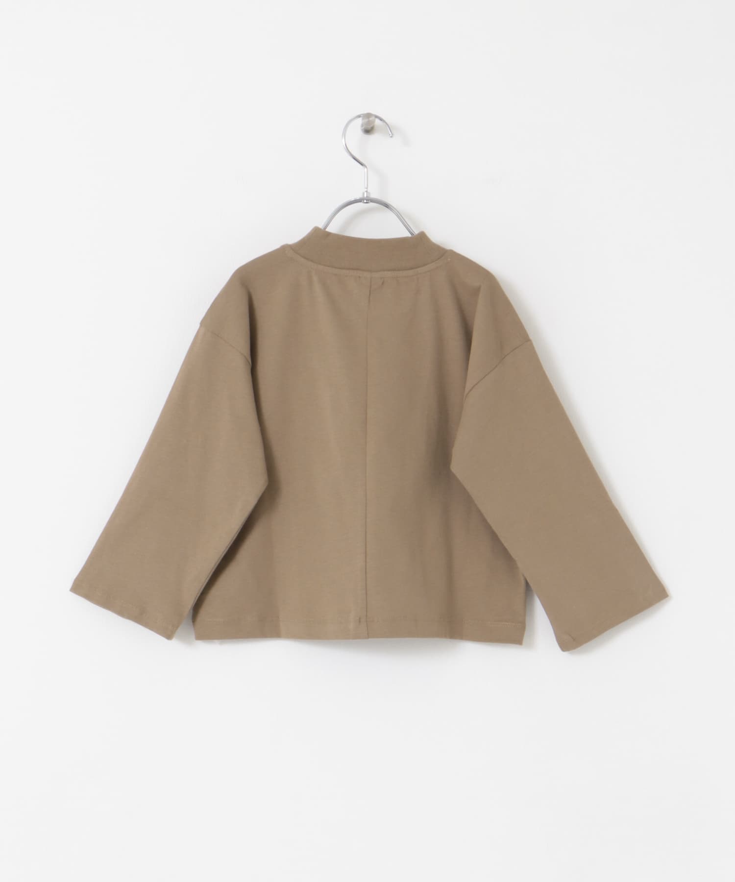 GRAY LABEL　HIGH NECK LONG-SLEEVE T-SHIRTS Brownie 1-2y