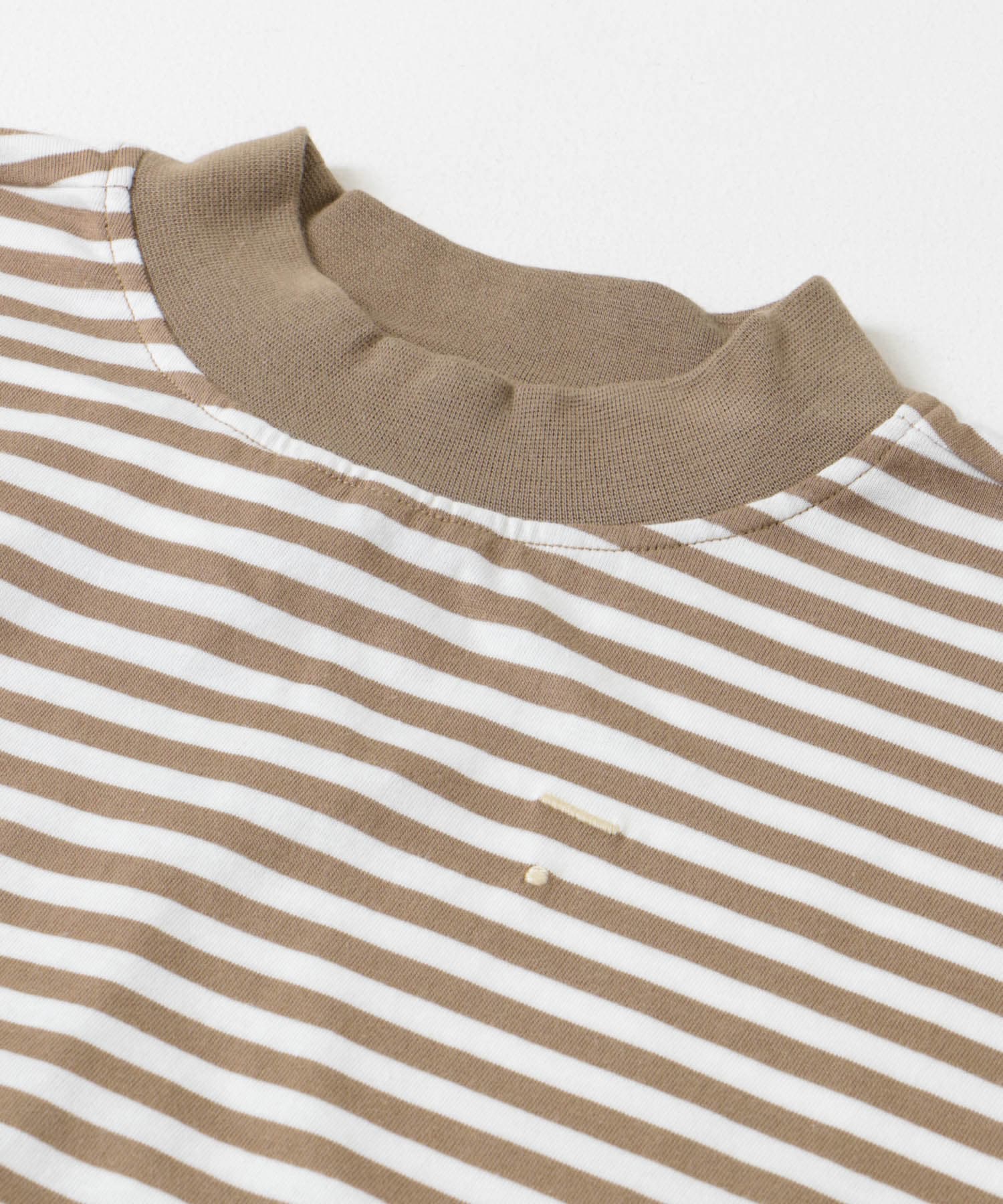 GRAY LABEL　HIGH NECK LONG-SLEEVE T-SHIRTS Brow/OWS 1-2y