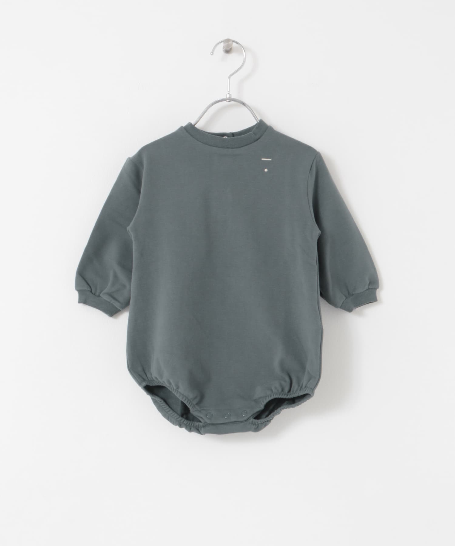 GRAY LABEL　BABY SWEAT ROMPER Blue Grey 3-6m