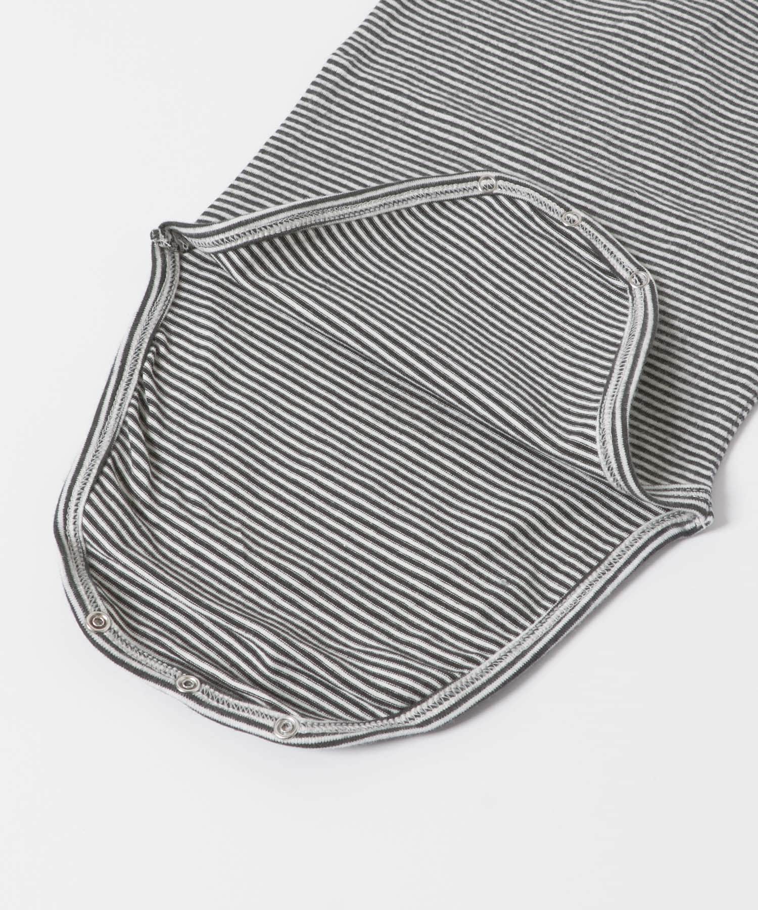 GRAY LABEL　BABY COLLAR ONESIE NeBk/CS 3-6m