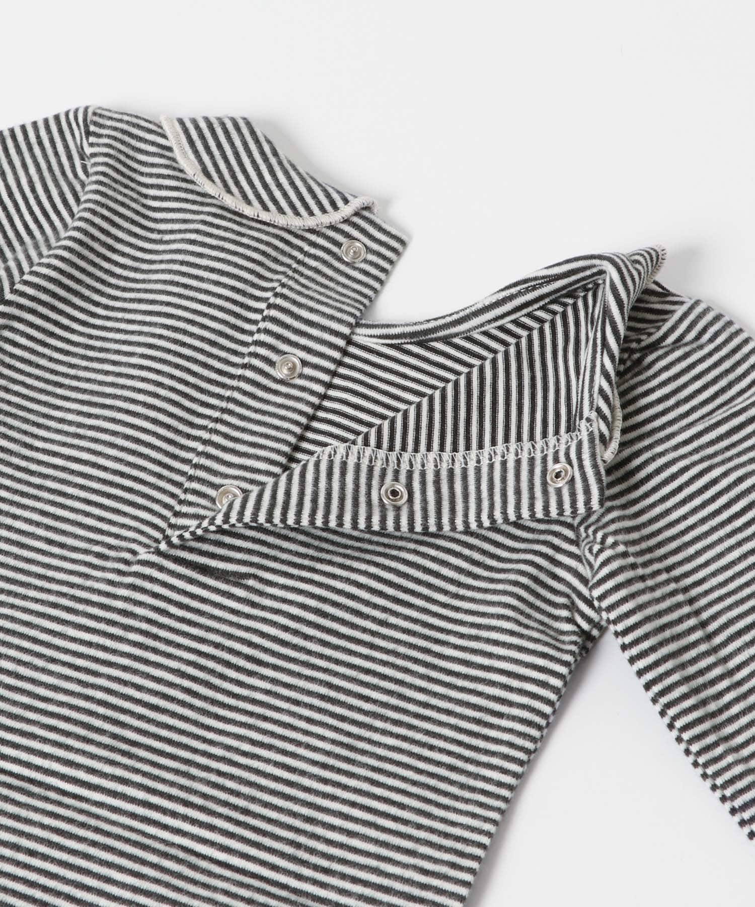 GRAY LABEL　BABY COLLAR ONESIE NeBk/CS 3-6m