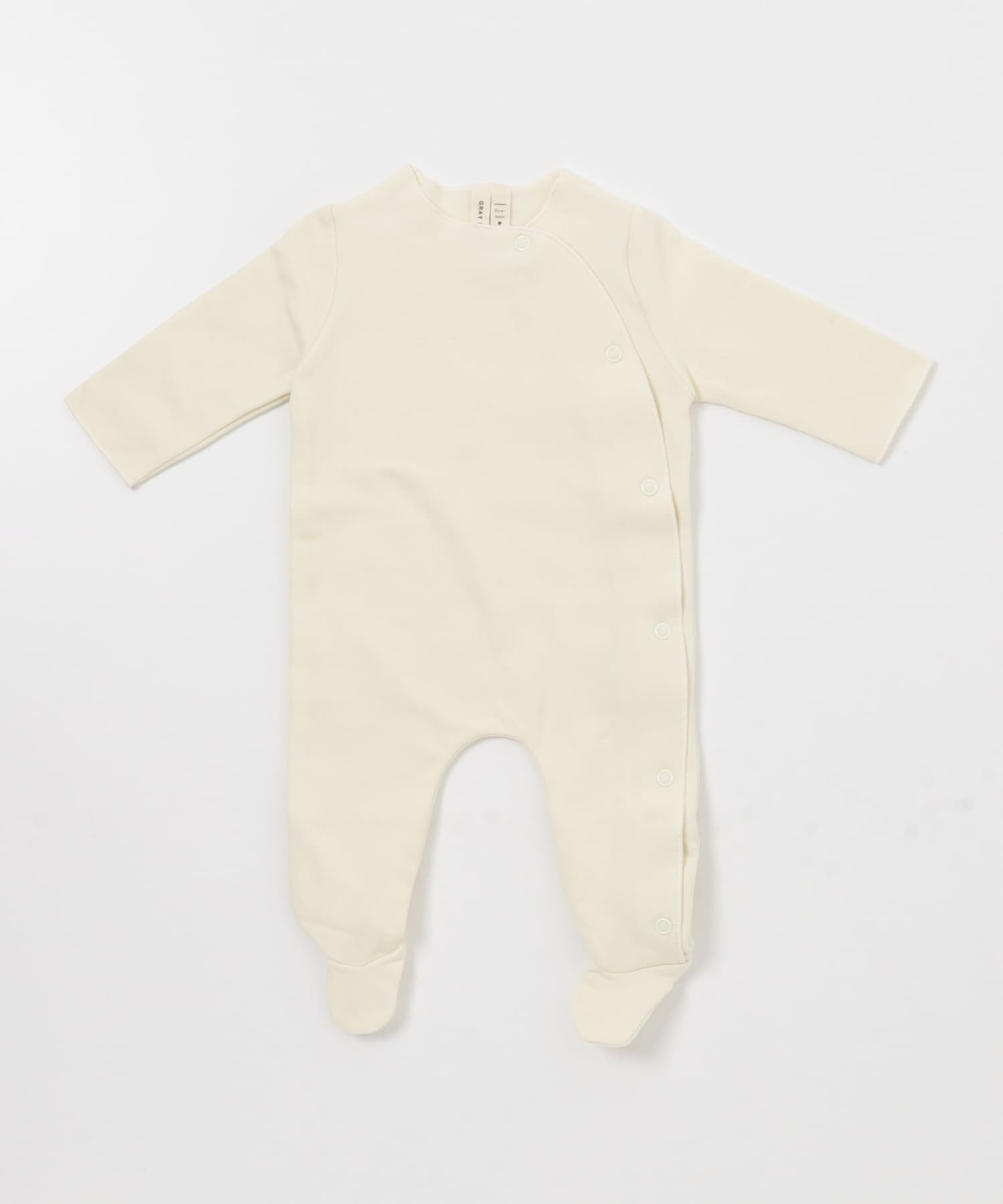 GRAY LABEL　NEWBORN SUIT WITH SNAPS Cream NB