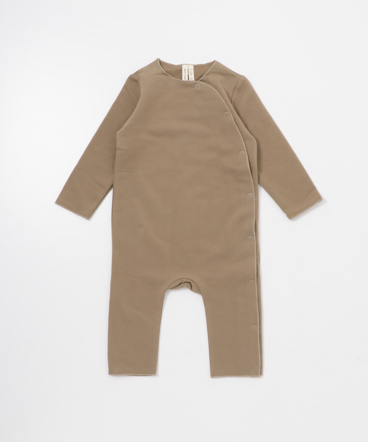 GRAY LABEL　BABY SUIT WITH SNAPS Brownie 3-6m