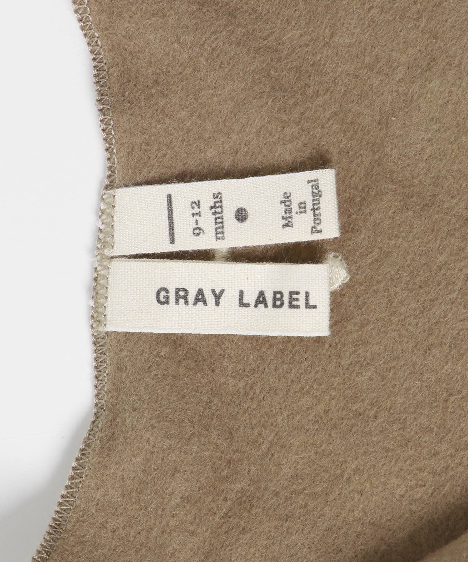GRAY LABEL　BABY SUIT WITH SNAPS Brownie 3-6m
