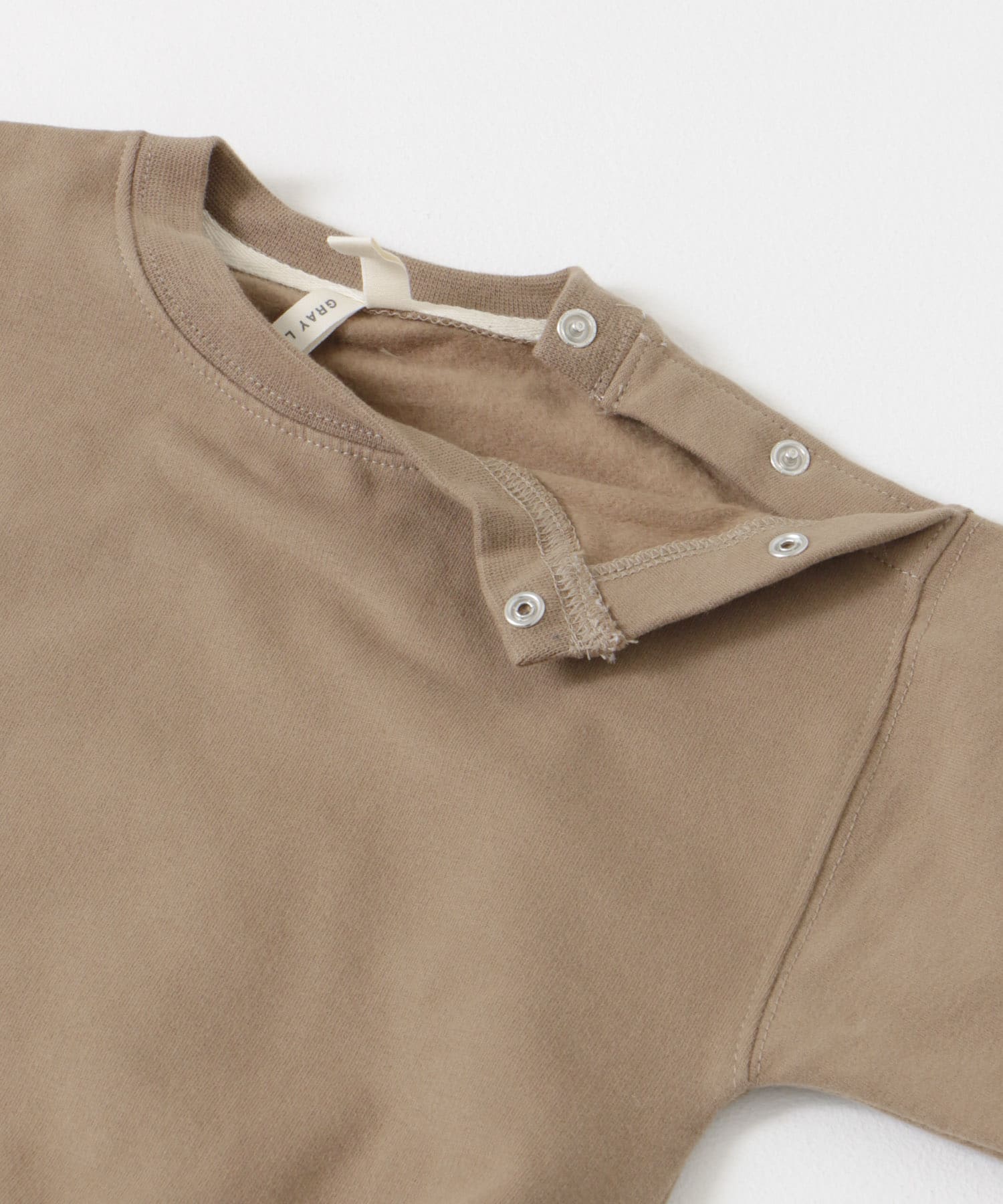 GRAY LABEL　BABY DROPPED SHOULDER SWEATER Brownie 9-12m