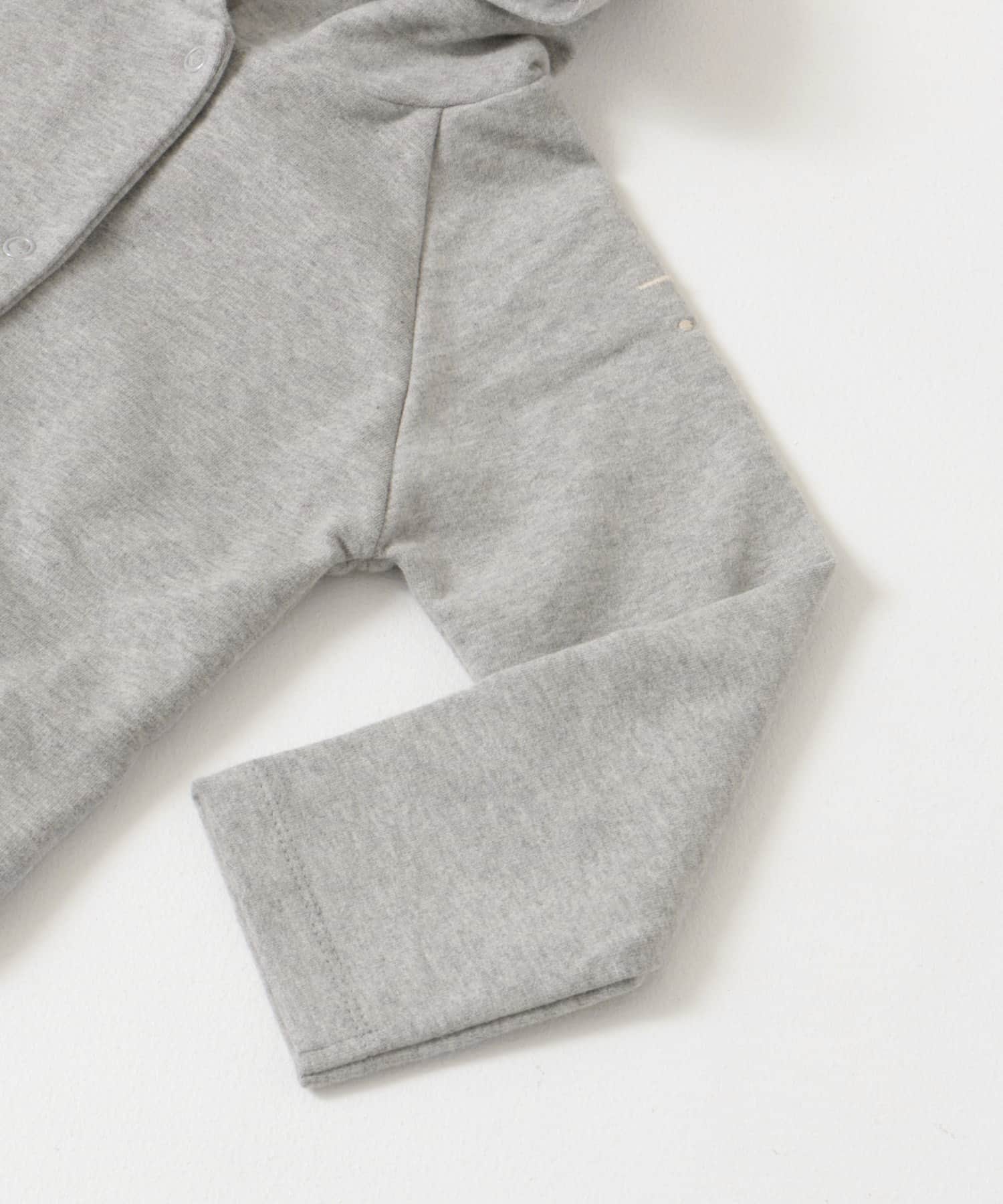 GRAY LABEL　BABY HOODED CARDIGAN Grey Mela 9-12m