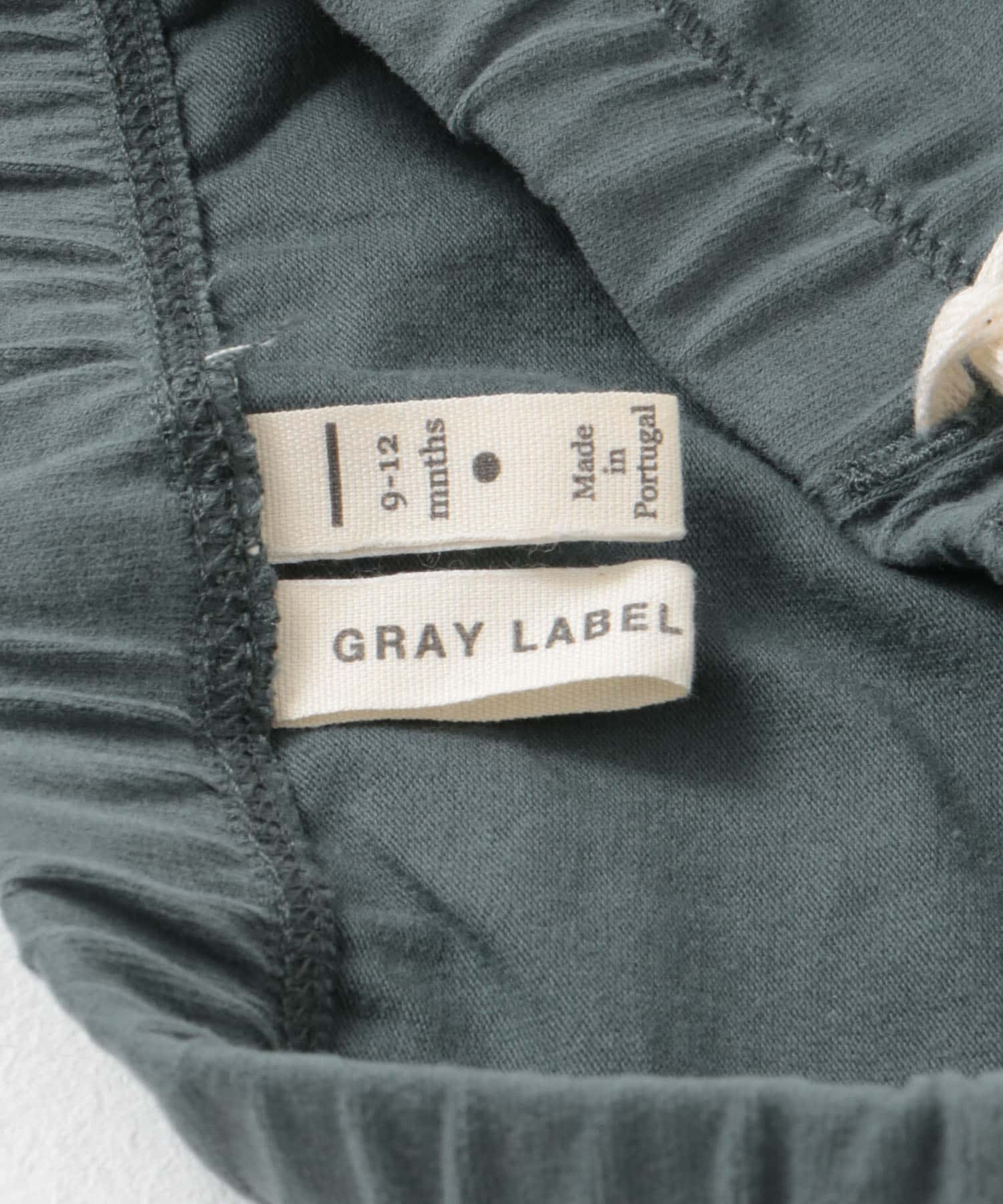 GRAY LABEL　BABY FOOTIES Blue Grey 6-9m
