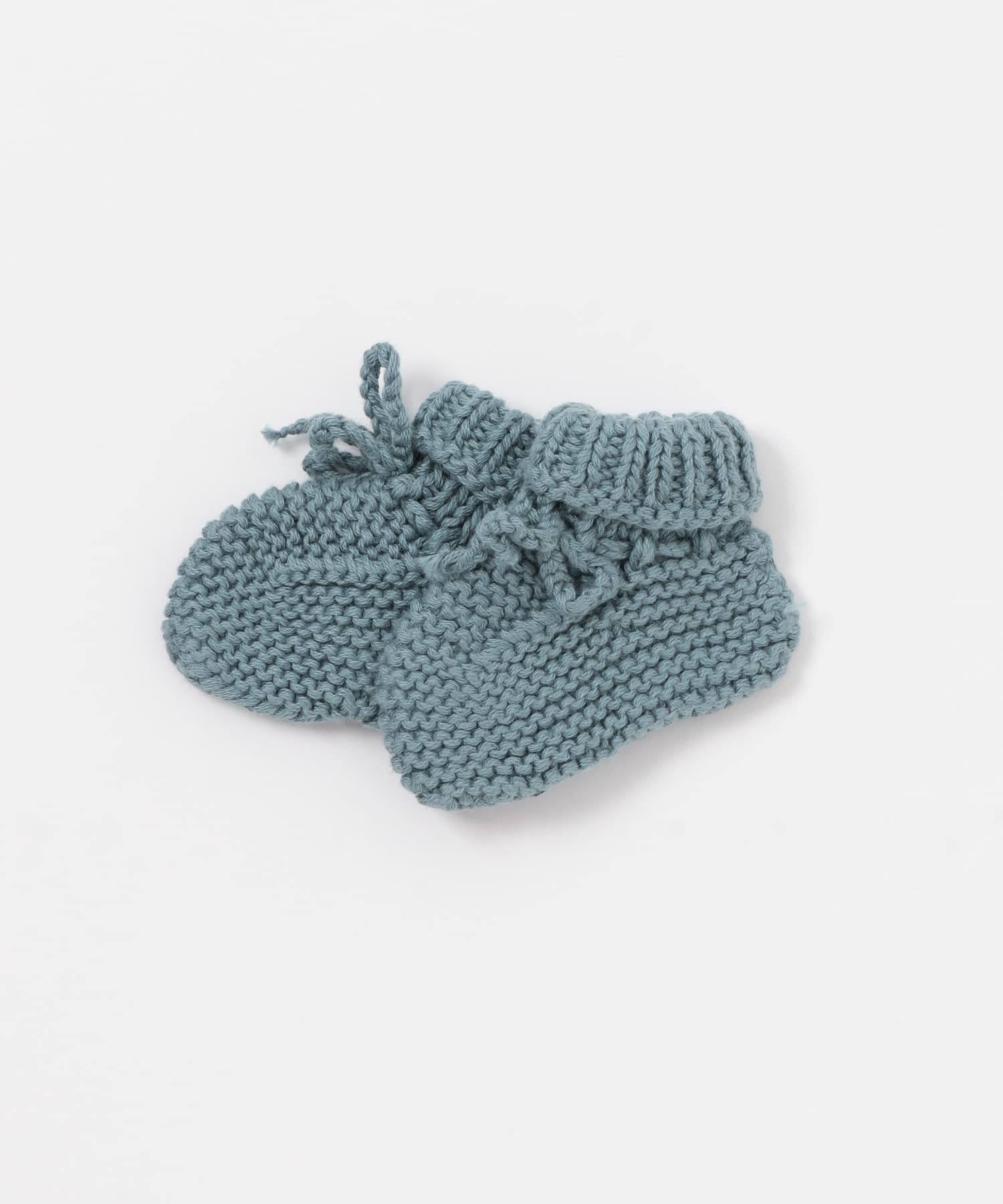 buho　NB KNIT BOOTIES BLUE GARDA S