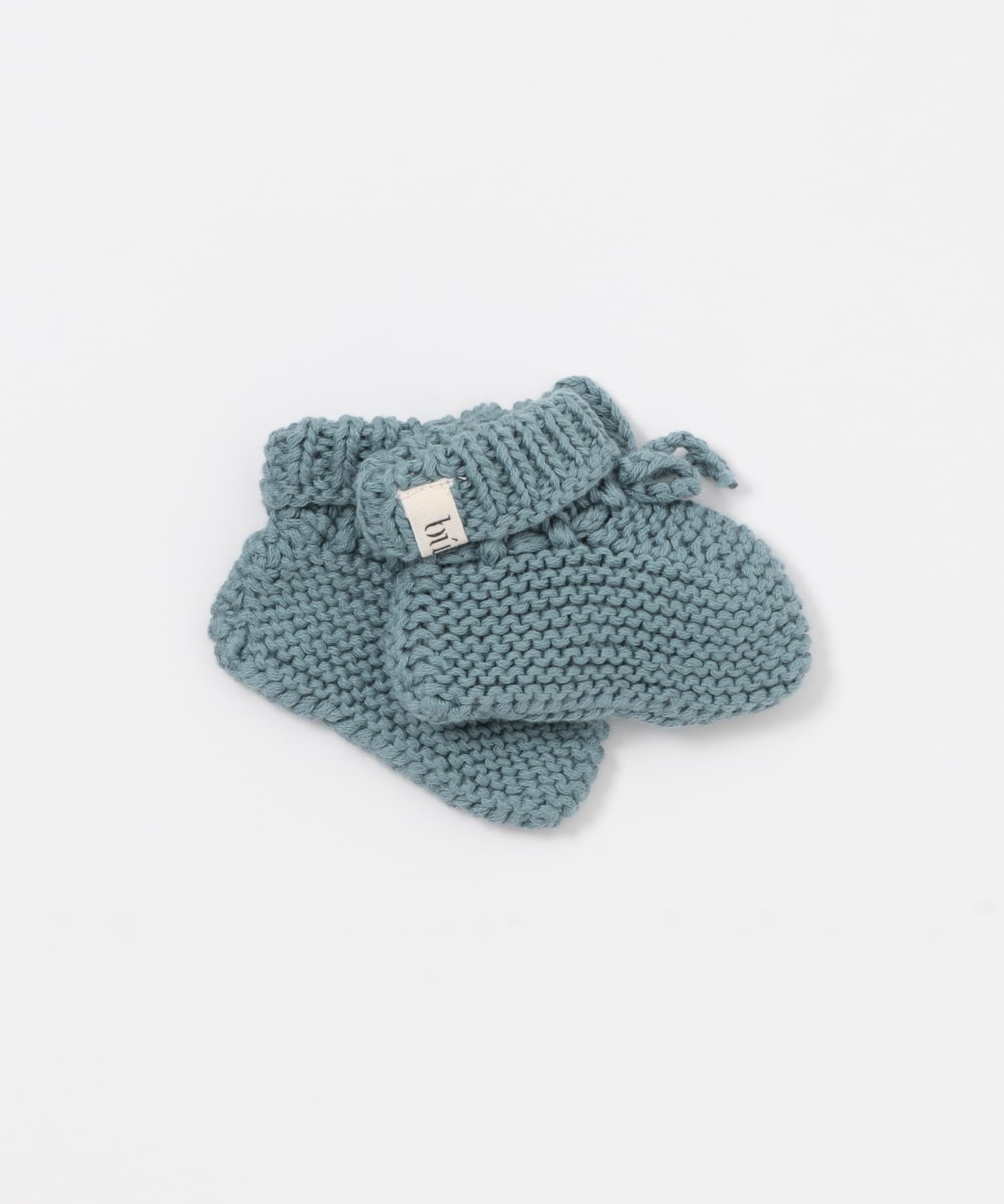 buho　NB KNIT BOOTIES BLUE GARDA S