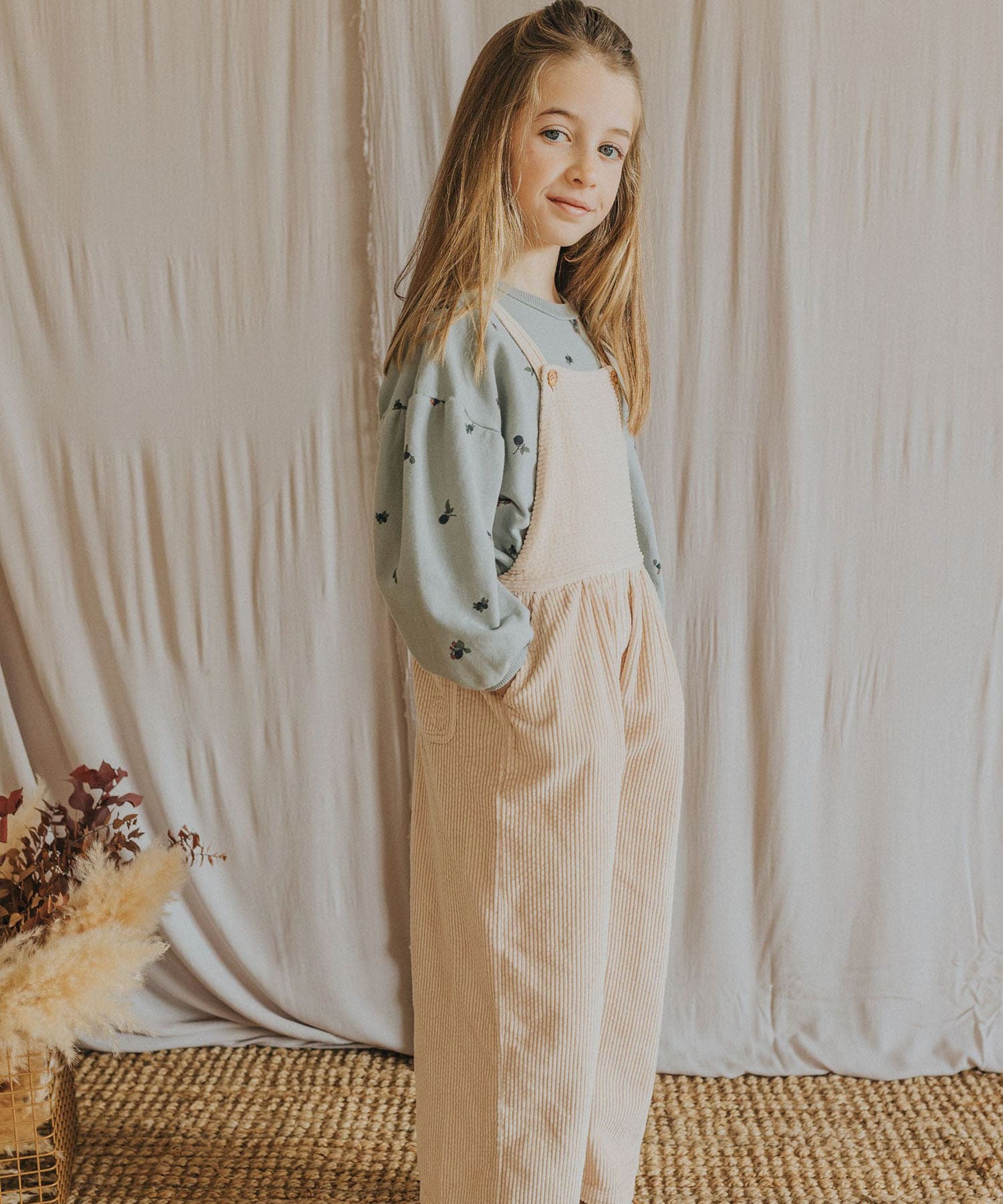 buho　CORDUROY DUNGAREE