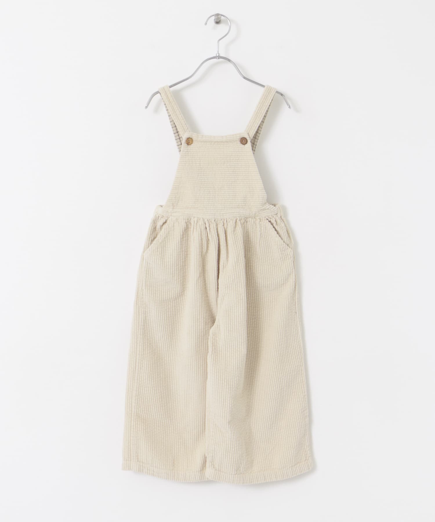 buho　CORDUROY DUNGAREE SAND 2y