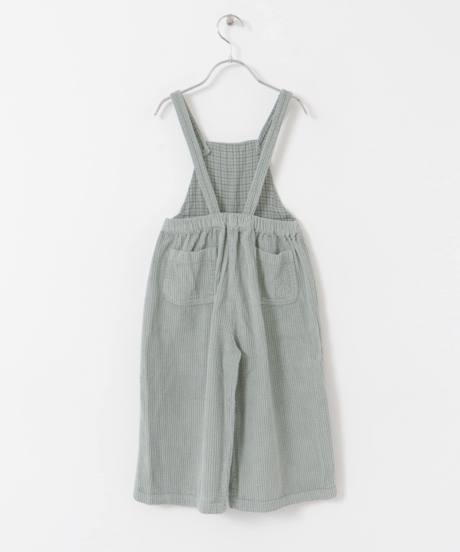 buho　CORDUROY DUNGAREE EUCALYPTUS 2y
