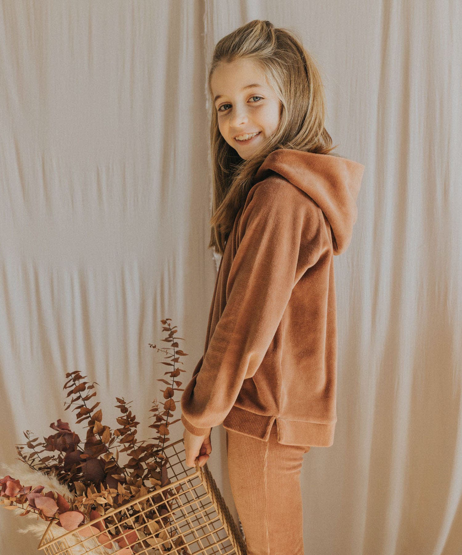 buho　VELVET SWEATSHIRT