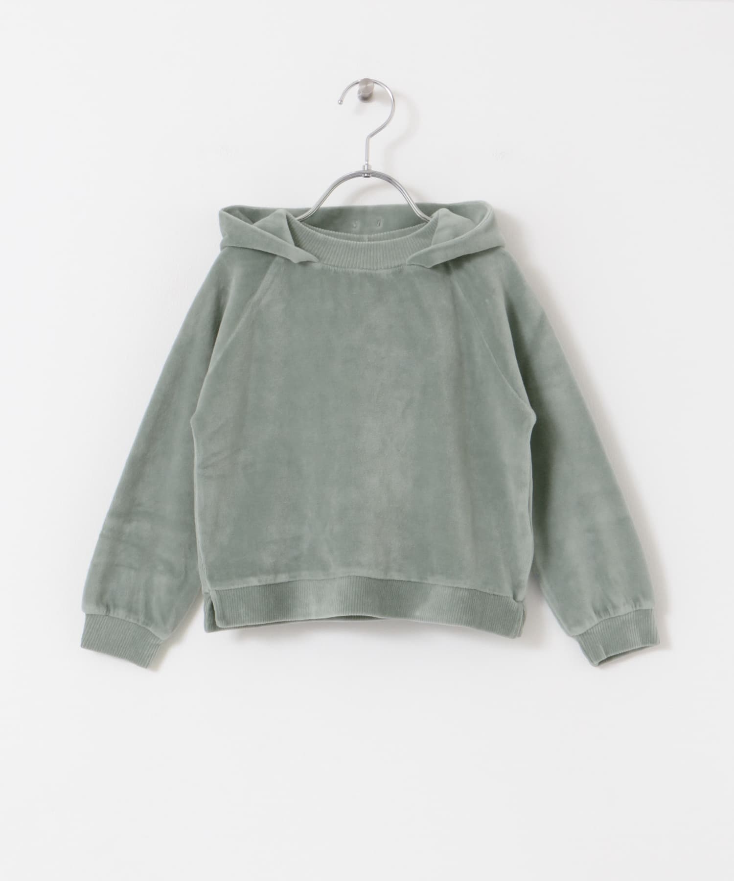 buho　VELVET SWEATSHIRT EUCALYPTUS 2y