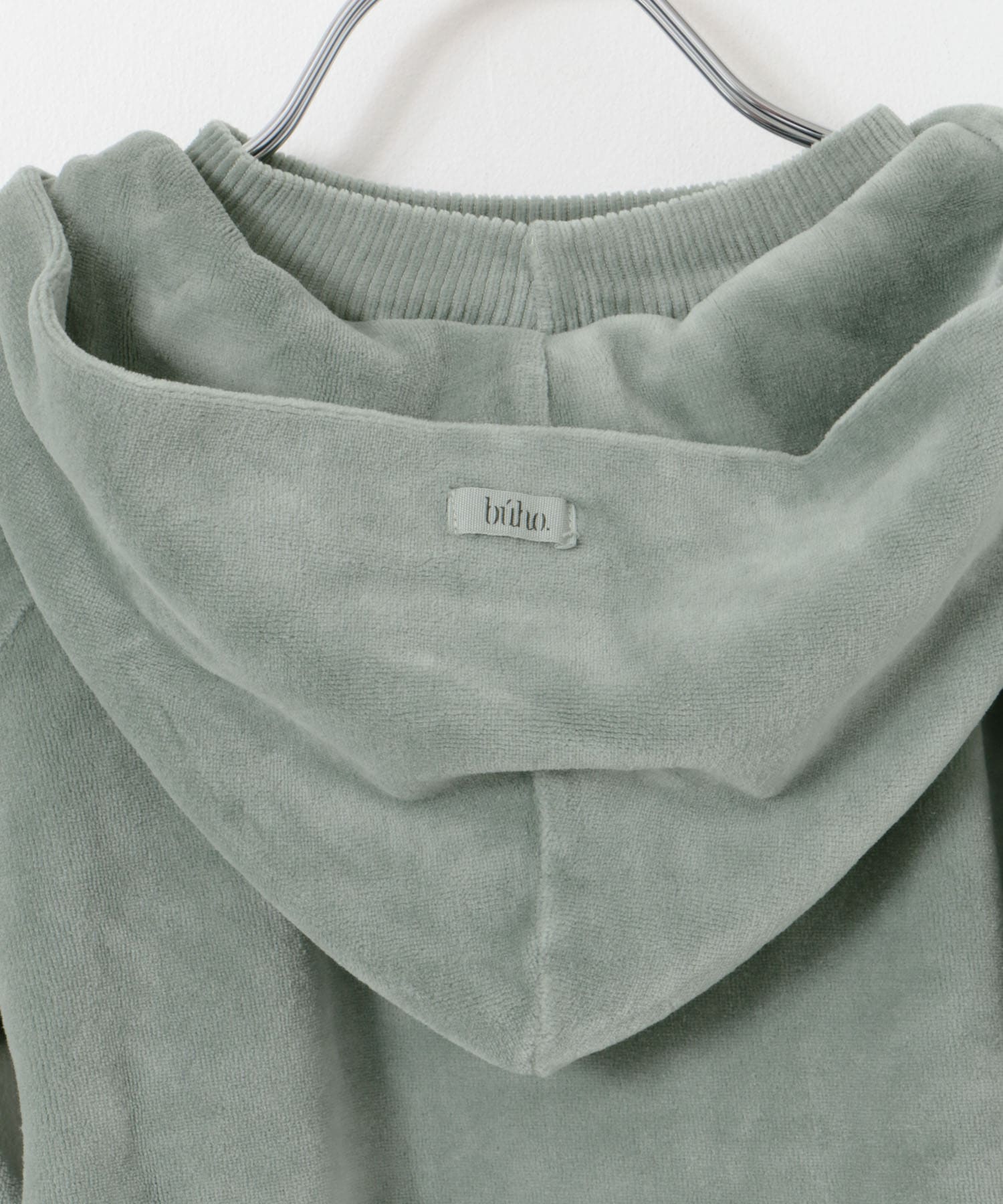 buho　VELVET SWEATSHIRT EUCALYPTUS 2y