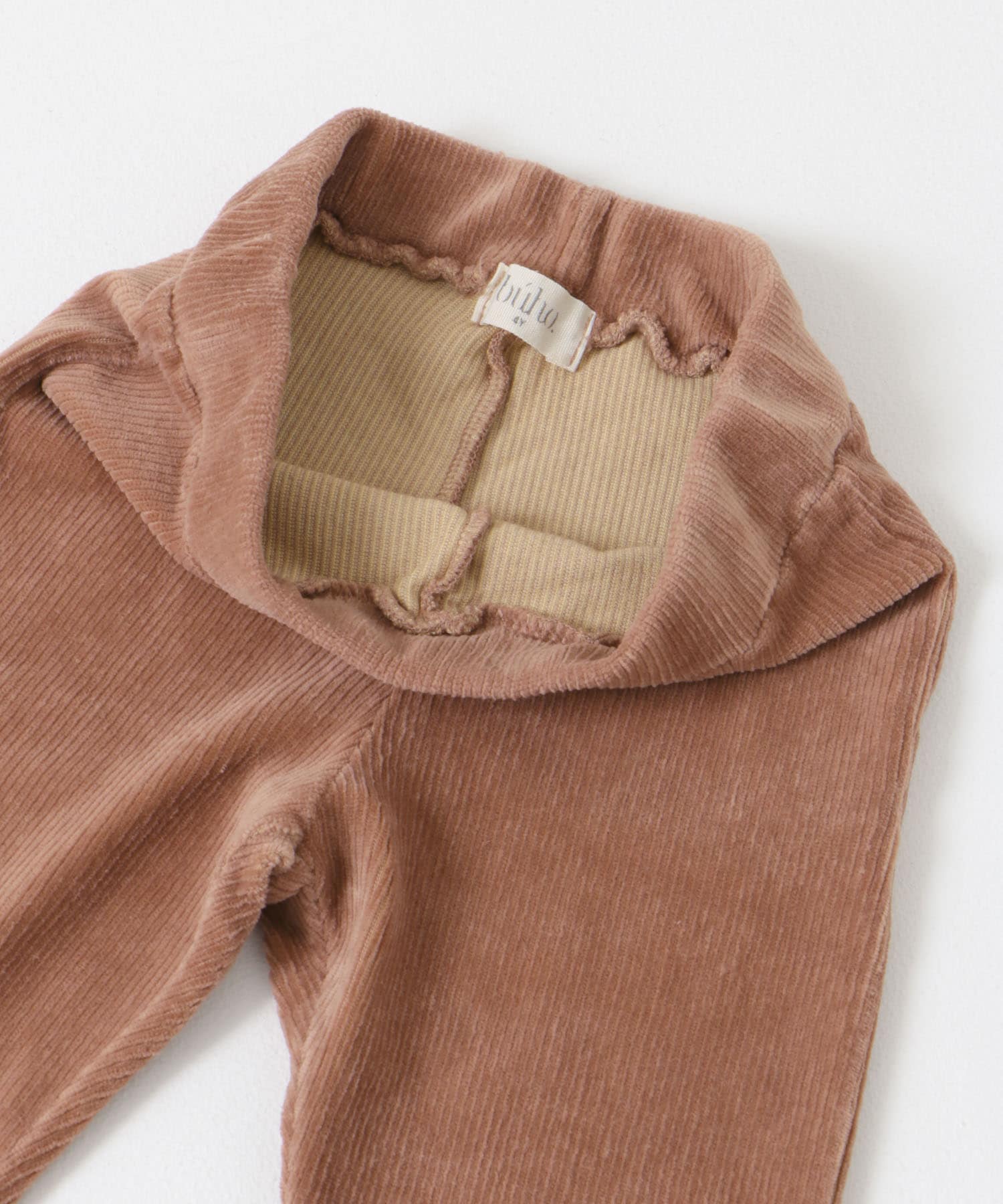 buho　FLARE PANTS COCOA 2y