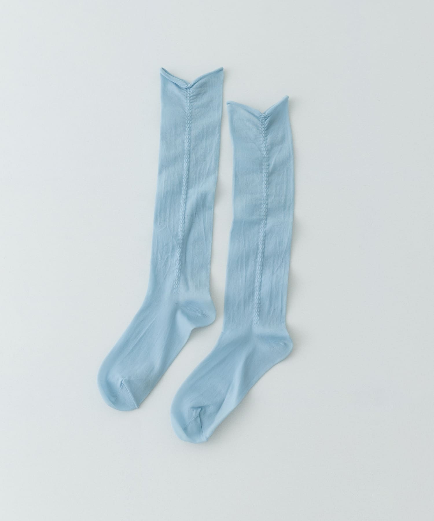 PIEDI NUDI　SHEER TACK SHRINK SOCKS BLUE -