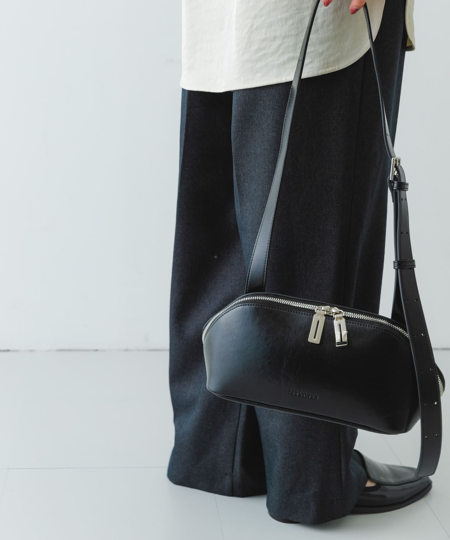 ADD CULUMN　FIGRE BODYBAG VINTAGE BLACK one