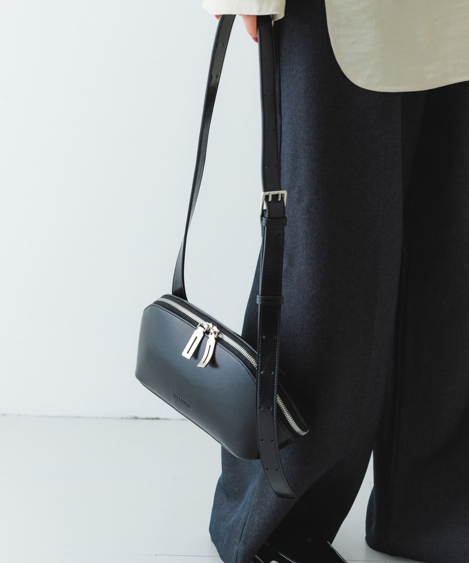 ADD CULUMN　FIGRE BODYBAG VINTAGE BLACK one