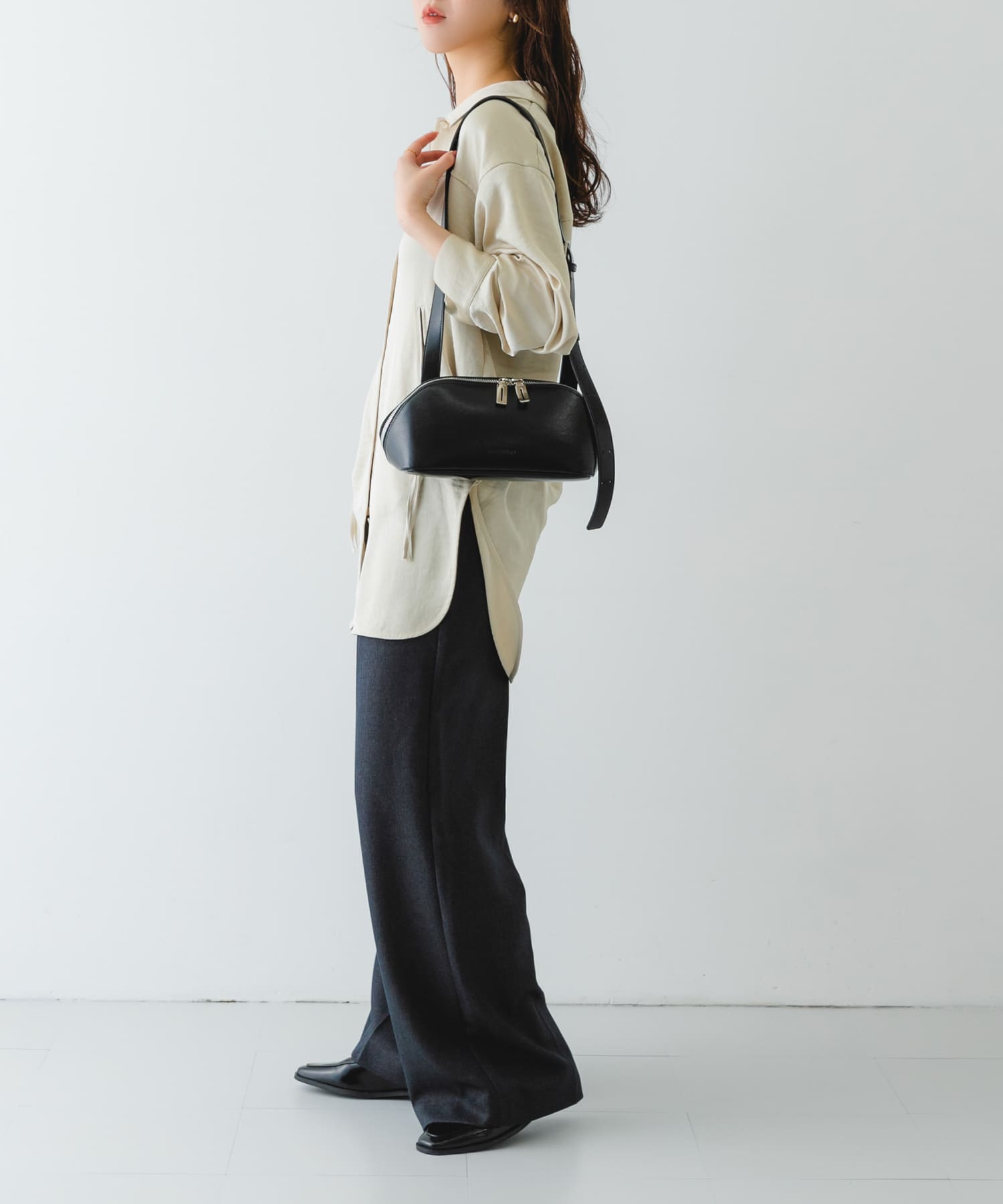 ADD CULUMN　FIGRE BODYBAG VINTAGE BLACK one