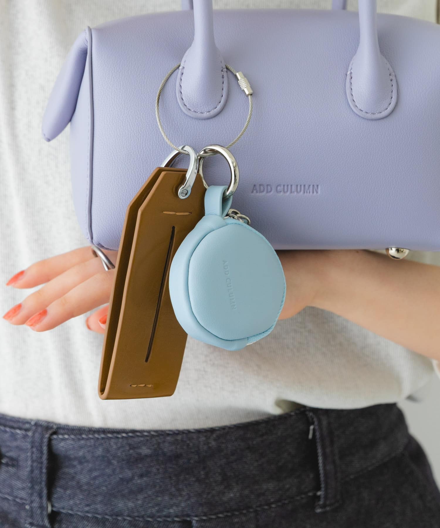 ADD CULUMN MACARON KEY CHARM(- SAX): ファッション雑貨｜URBAN
