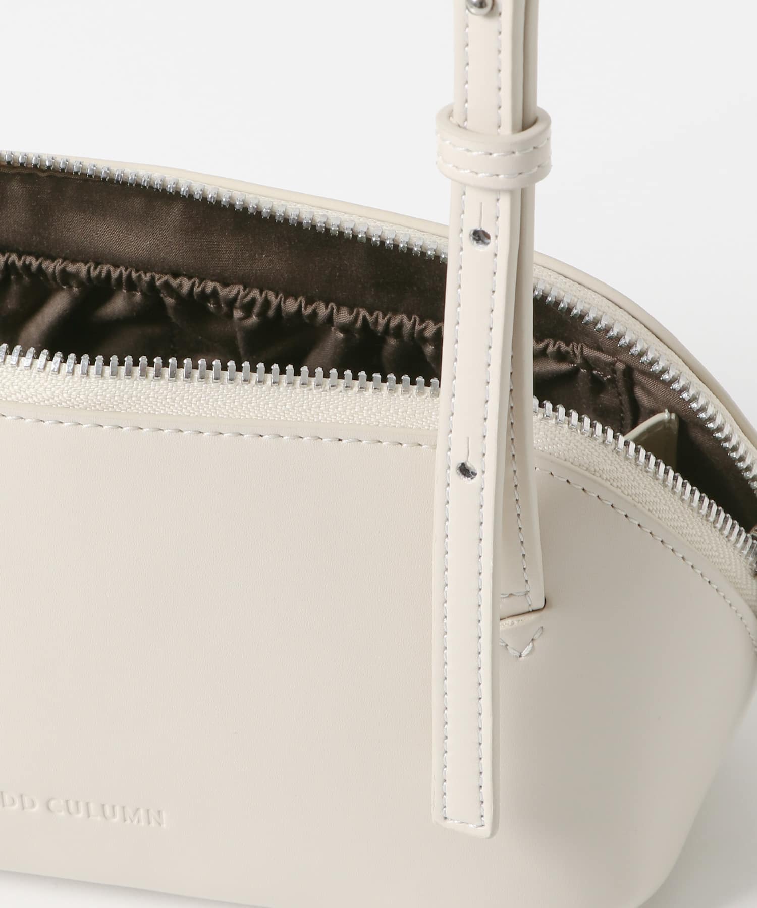 ADD CULUMN　FIGRE POCHETTE IVORY -