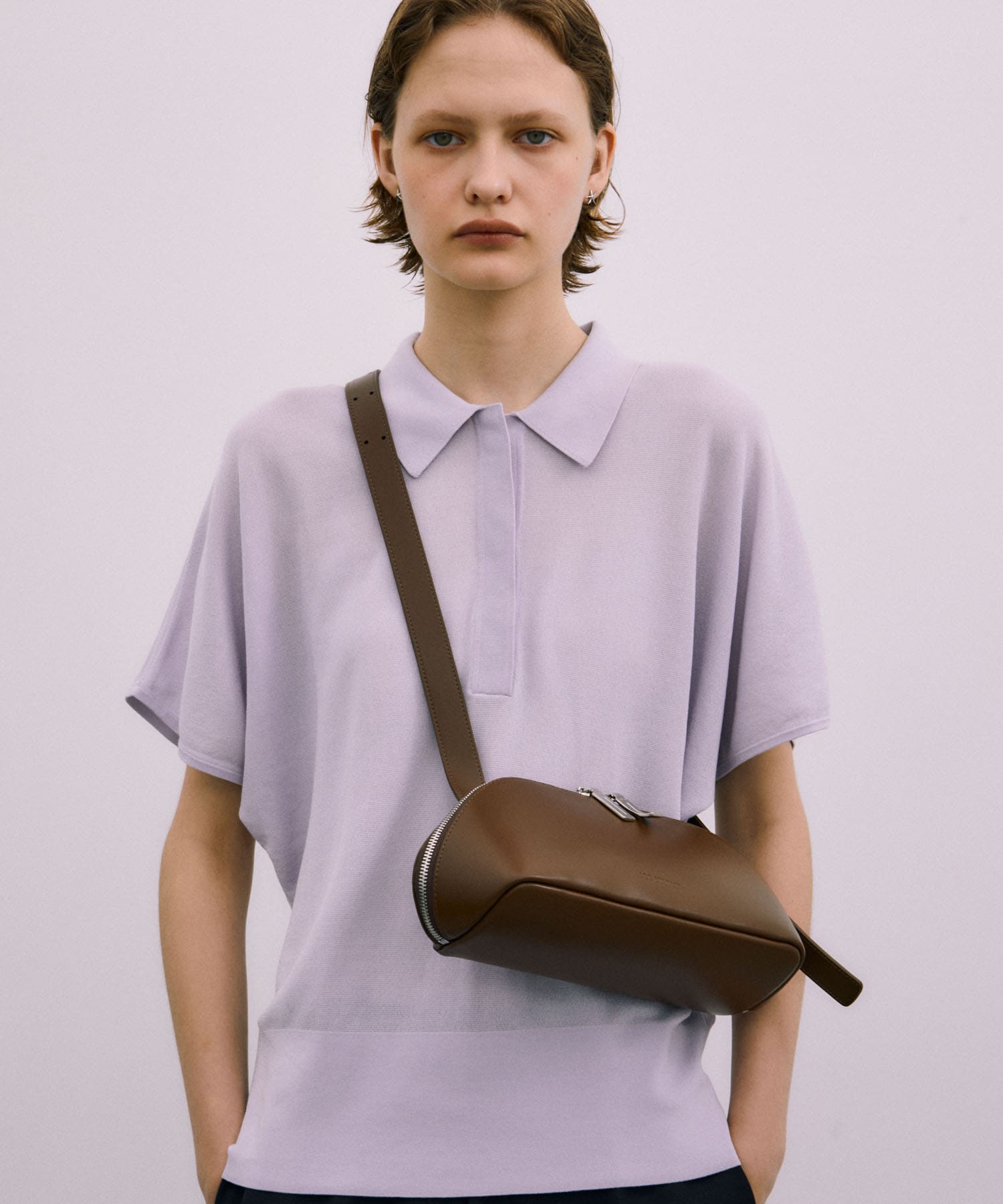 ADD CULUMN　FIGRE BODYBAG BROWN -